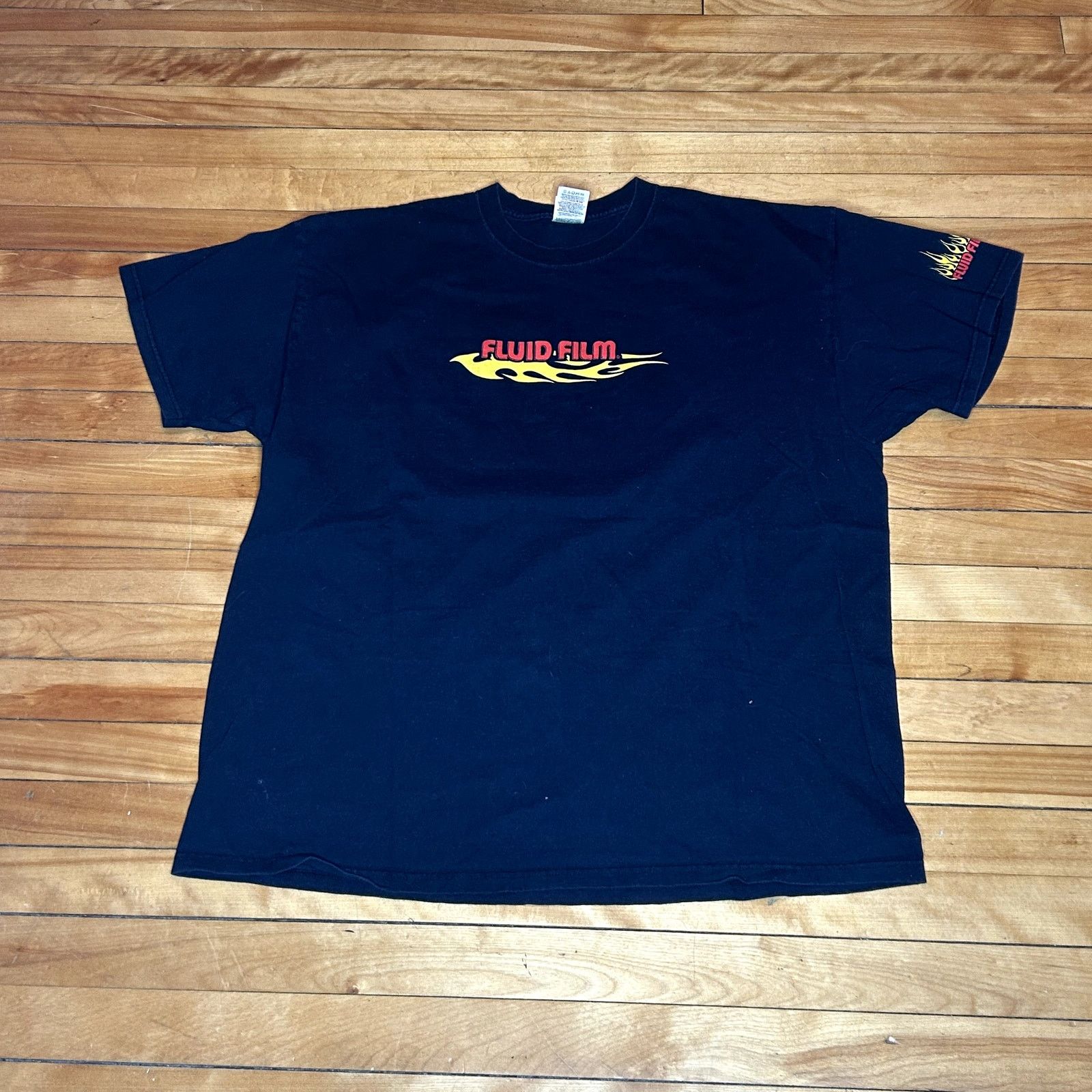 Fruit Of The Loom Y2K Fluid Films T-Shirt XXL Size US XL / EU 56 / 4 - 4 Thumbnail
