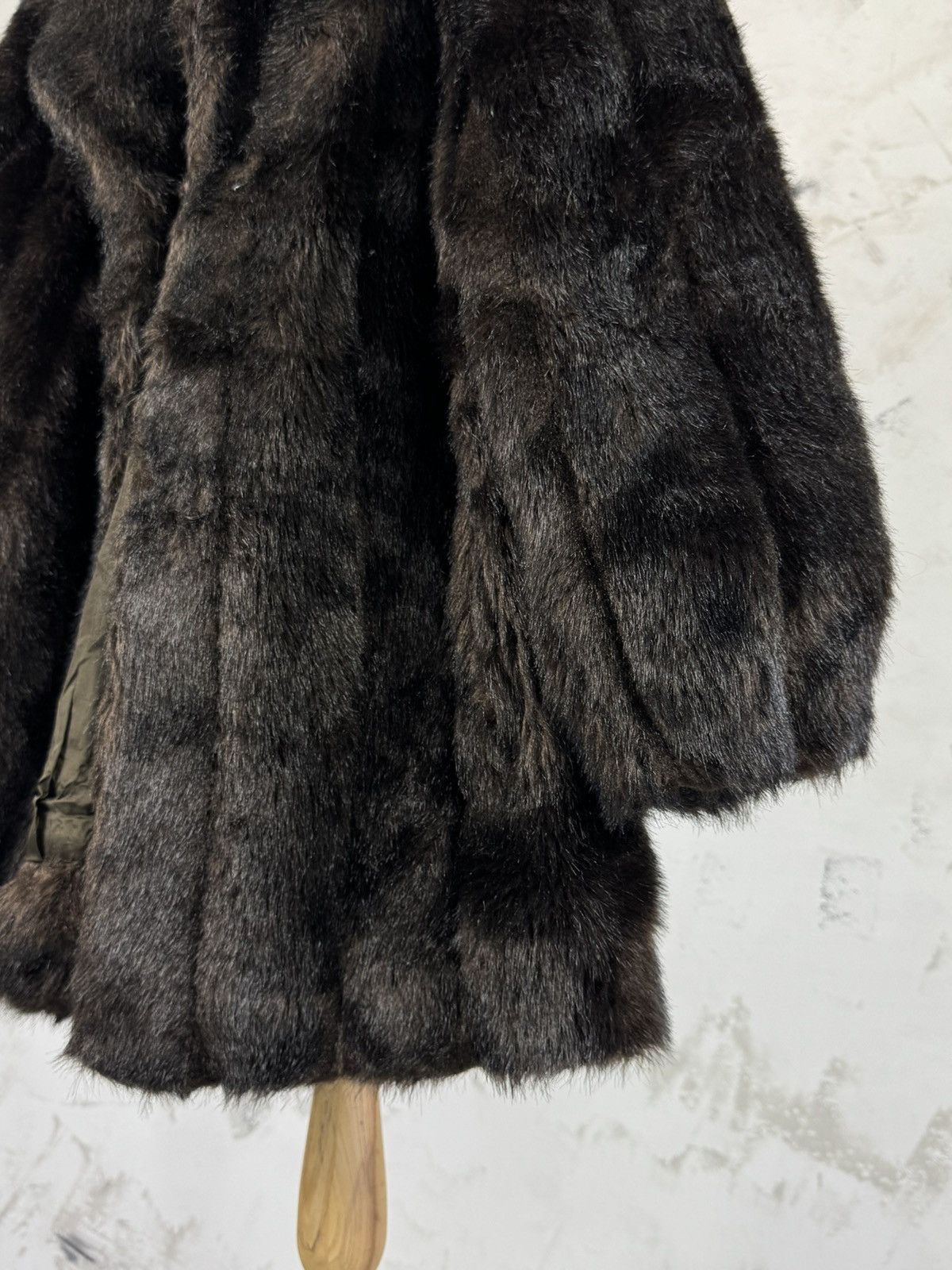 Vintage Vintage Couture Helene Faux Fur Coat Size M - L UK 18 US 16 Size L / US 10 / IT 46 - 5 Thumbnail