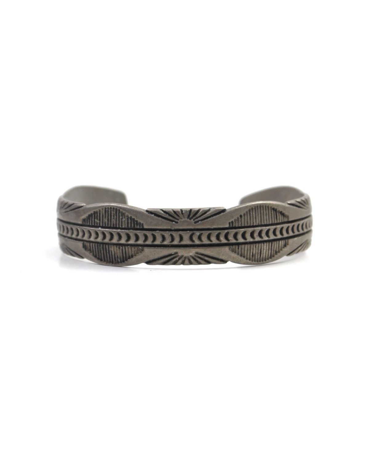 Vintage 2000S JAPANESE MADE TRIBAL ENGRAVED CUFF BRACELET Size ONE SIZE - 1 Thumbnail