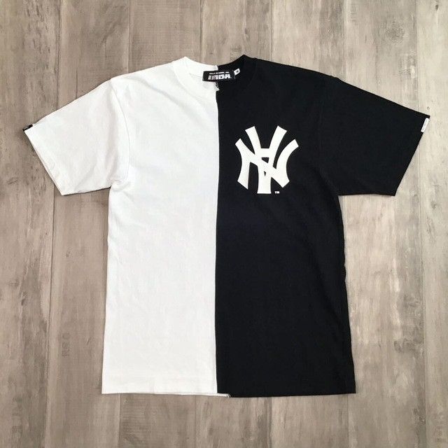 BAPE × NEIGHBORHOOD LOGO Docking T-shirt APE NIGO