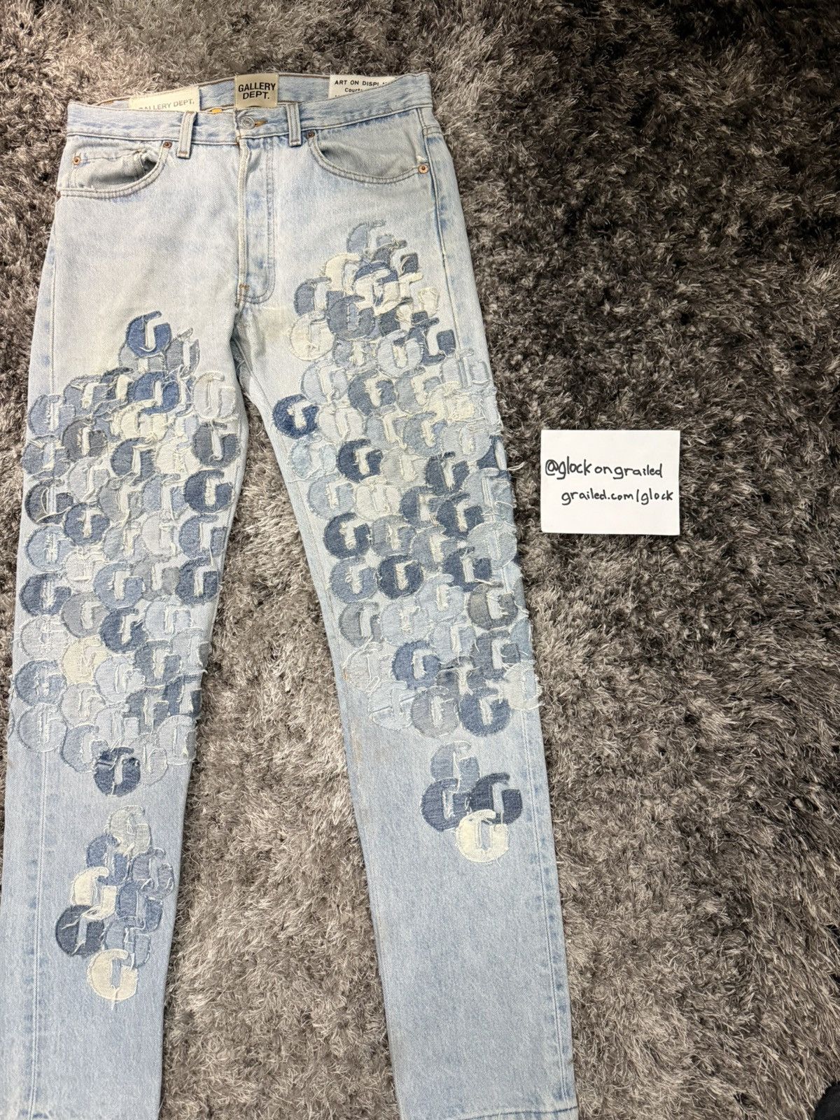 Gallery Dept. Gallery Dept Super Flooded G Patch Levi’s Denim Size 31x34 Size US 31 - 5 Thumbnail