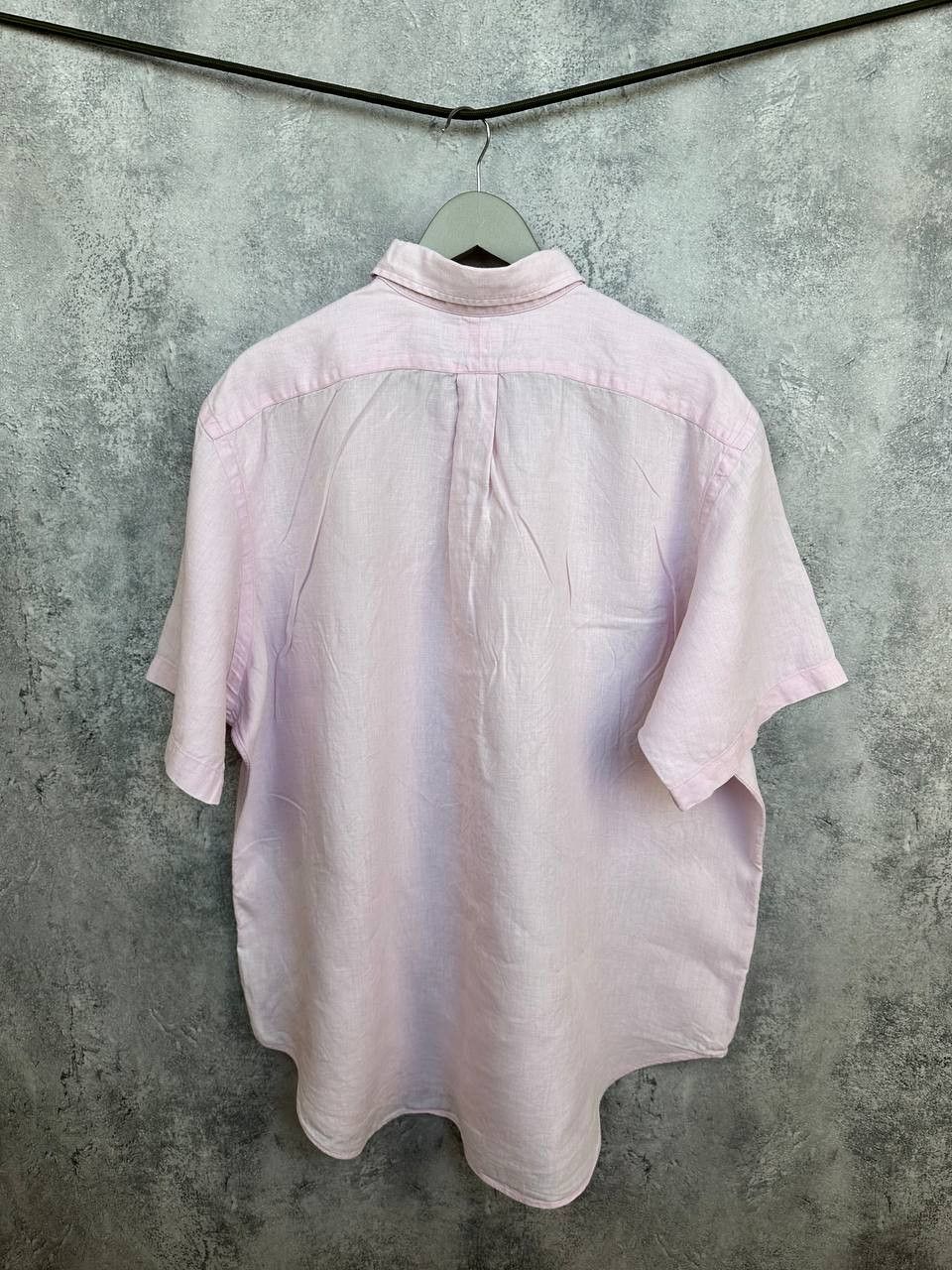 Ralph Lauren Ralph Lauren 100% Linen Vintage Button Up Shirt Pink SS Size US XXL / EU 58 / 5 - 2 Thumbnail