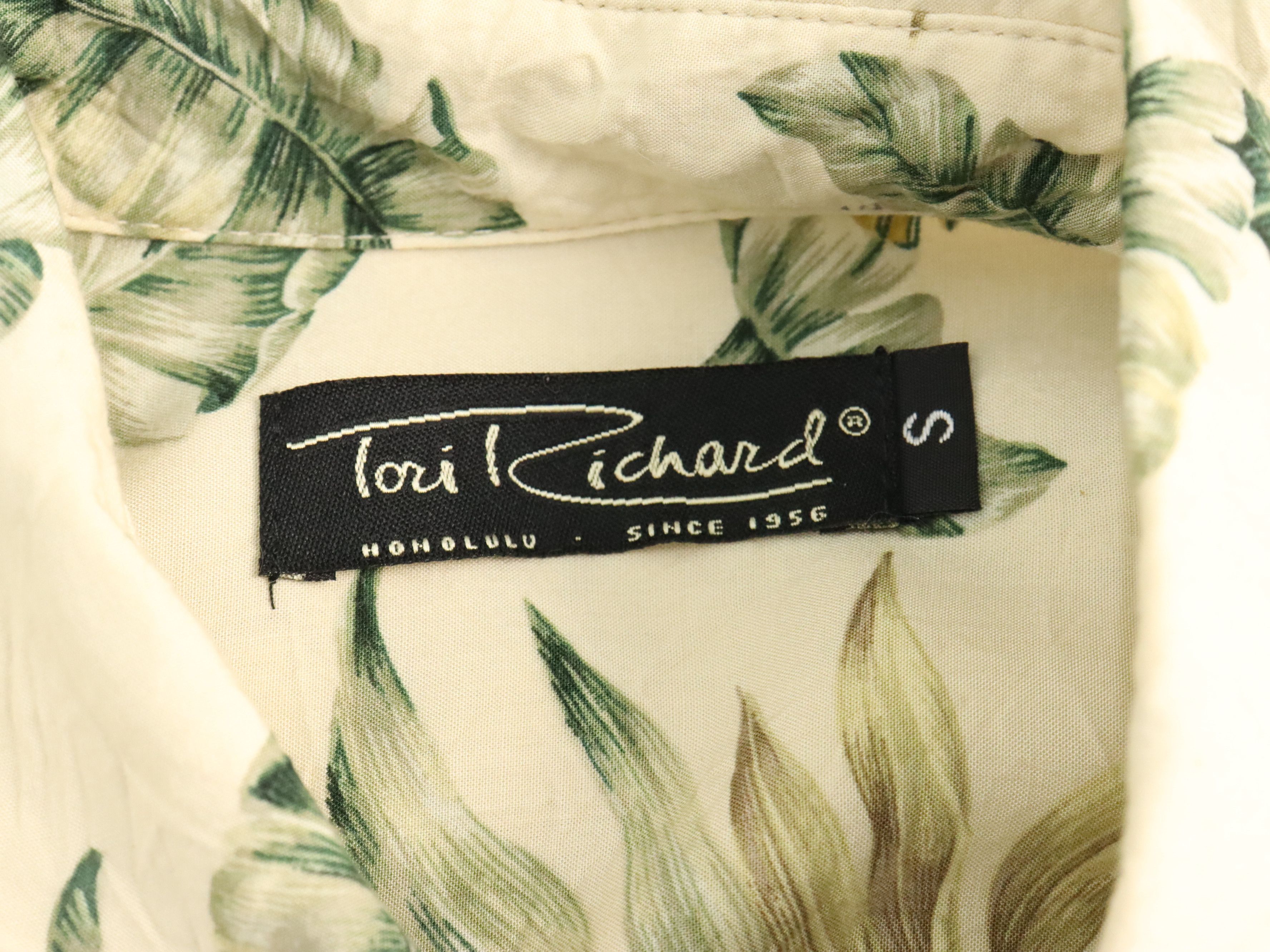 Tori Richard Tori Richard USA Banana Leaf Motive Rayon Hawaiian Shirt Size US M / EU 48-50 / 2 - 9 Thumbnail