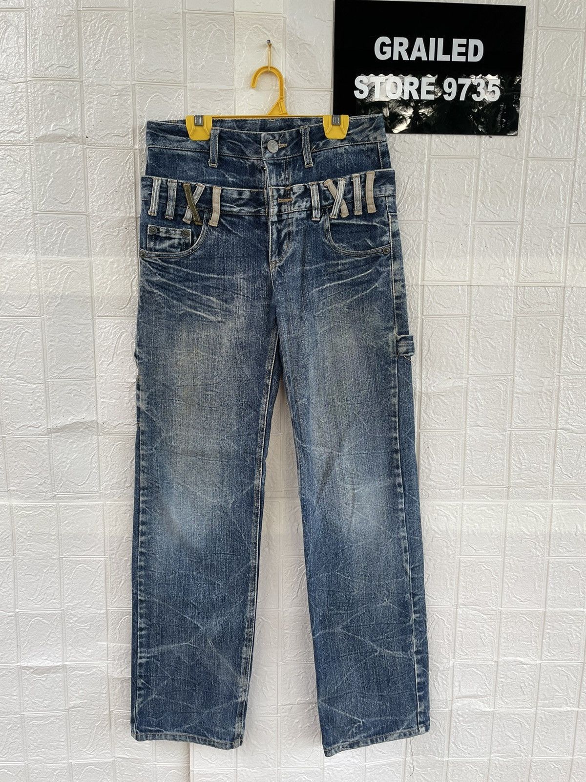 Japanese Brand Vintage Japanese Double Waist Size US 30 / EU 46 - 1 Thumbnail