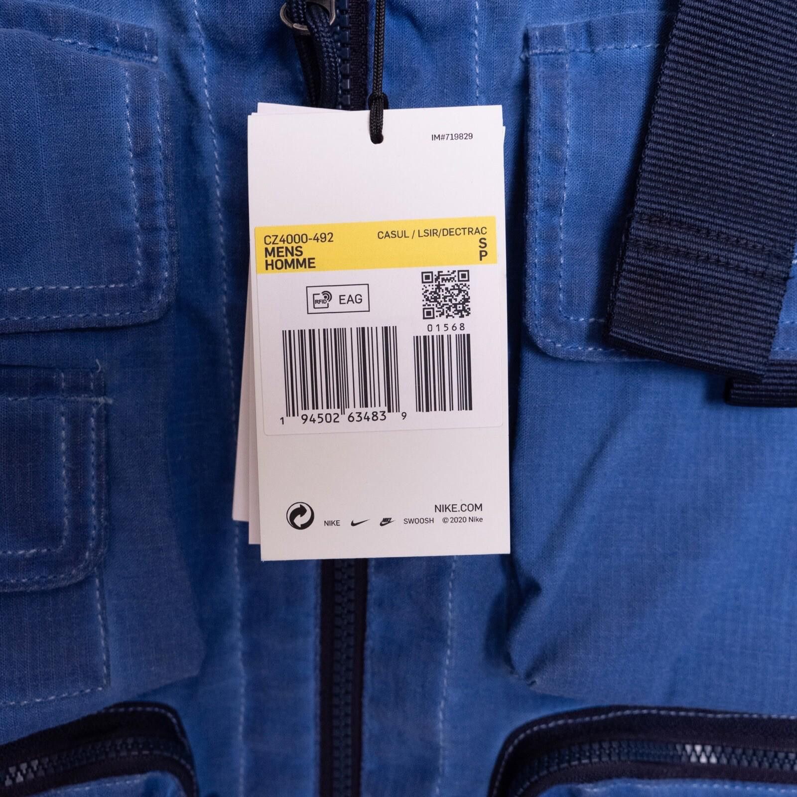 Nike ACG Nike ACG Watchman Peak Blue Utility Pocket Vest Small NEW Size US S / EU 44-46 / 1 - 4 Thumbnail
