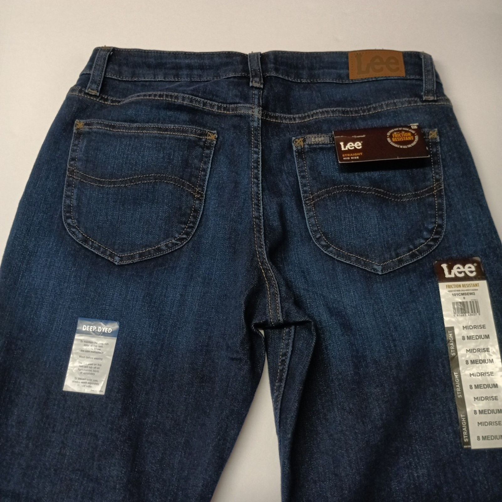 Lee Lee Straight Leg Jeans Women's 8 Medium Size 29x29 Blue Size 30" / US 8 / IT 44 - 8 Thumbnail