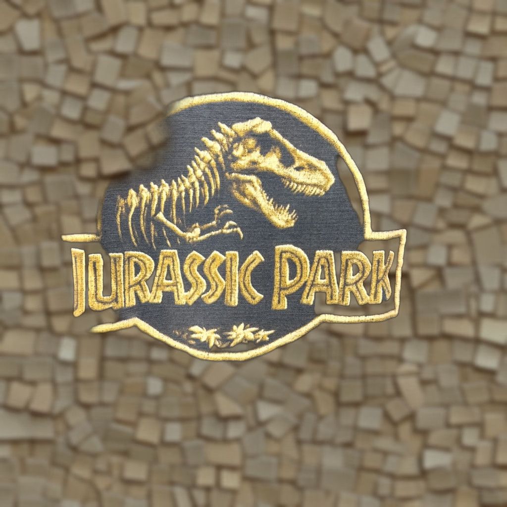 Vintage Vintage Jurassic Park 1992 T-Shirt Men Large Black Graphic Print Movie Logo Fossil 90s Size US L / EU 52-54 / 3 - 1 Thumbnail