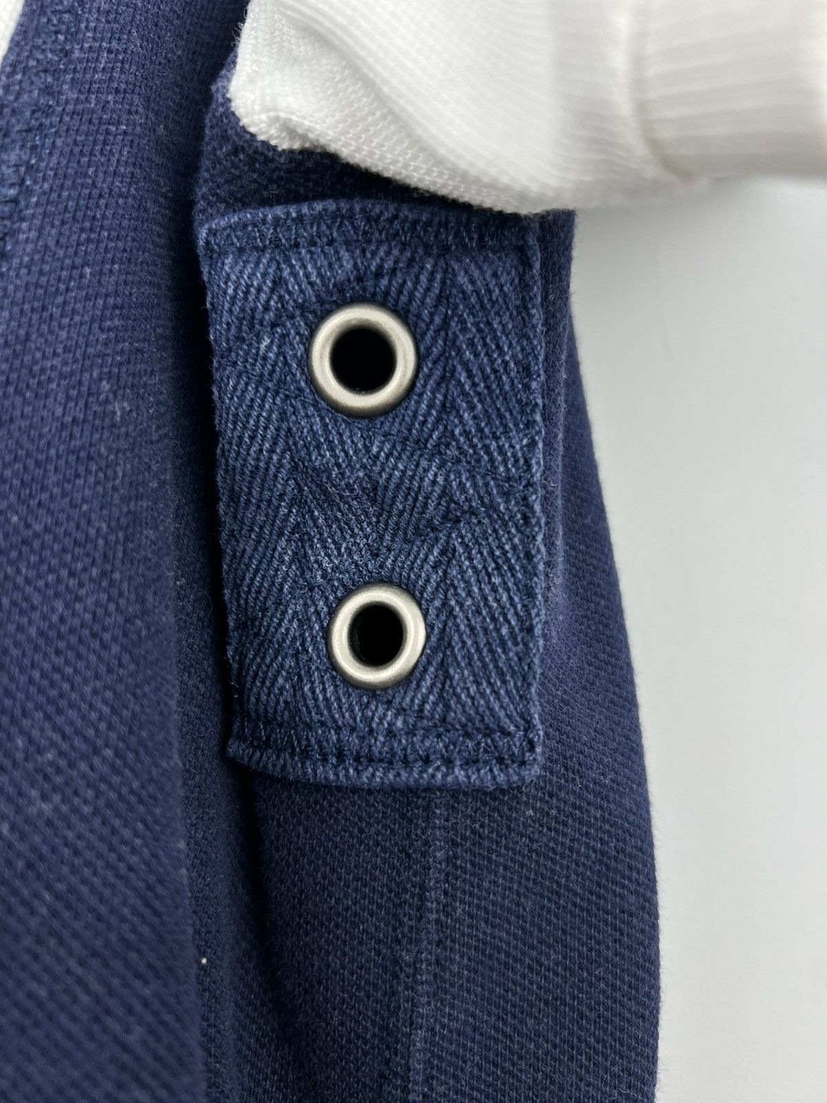 Polo Ralph Lauren × Vintage Rare Polo Ralph Lauren Big Logo Talon Zip Shirt Size US L / EU 52-54 / 3 - 8 Thumbnail