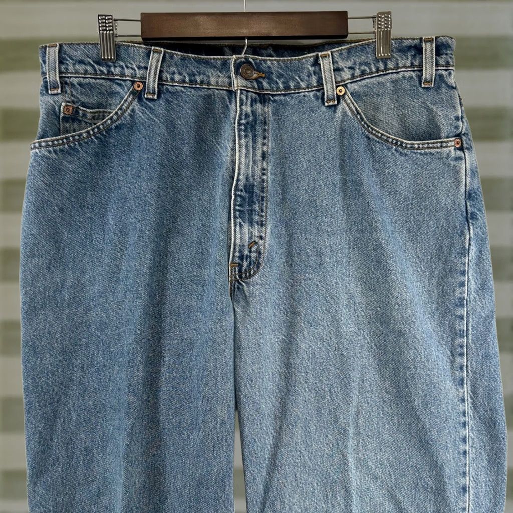 Levi's VINTAGE Levi's 560 Jeans Mens 38x34 Blue 90s Grunge Skate Tapered Loose Fit Denim Size US 38 / EU 54 - 1 Thumbnail