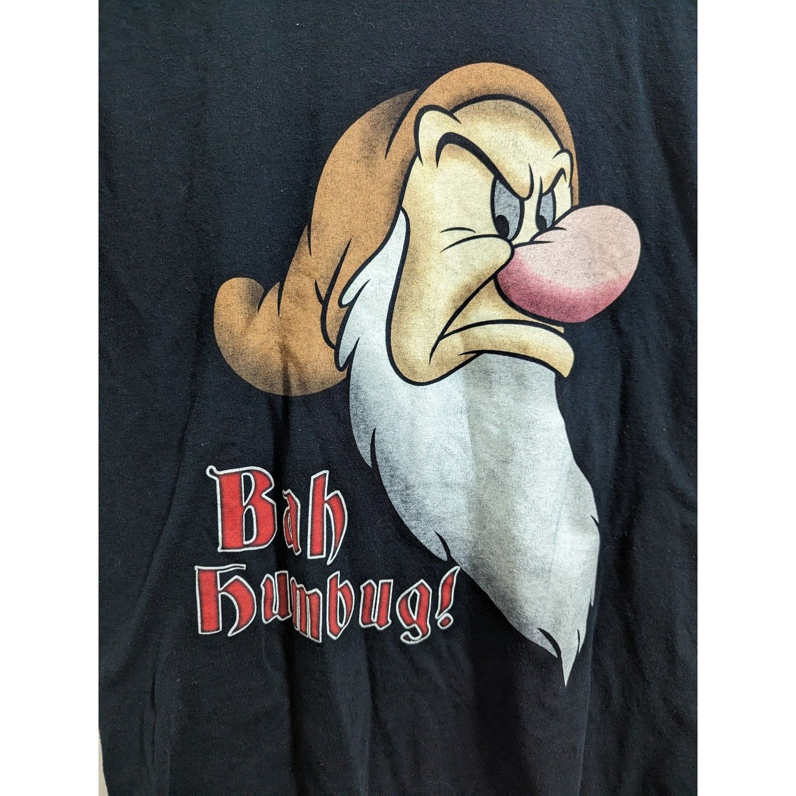 Disney Vintage 90s Disney Snow White Grumpy Bah Humbug Medium Heavy Size US M / EU 48-50 / 2 - 2 Thumbnail