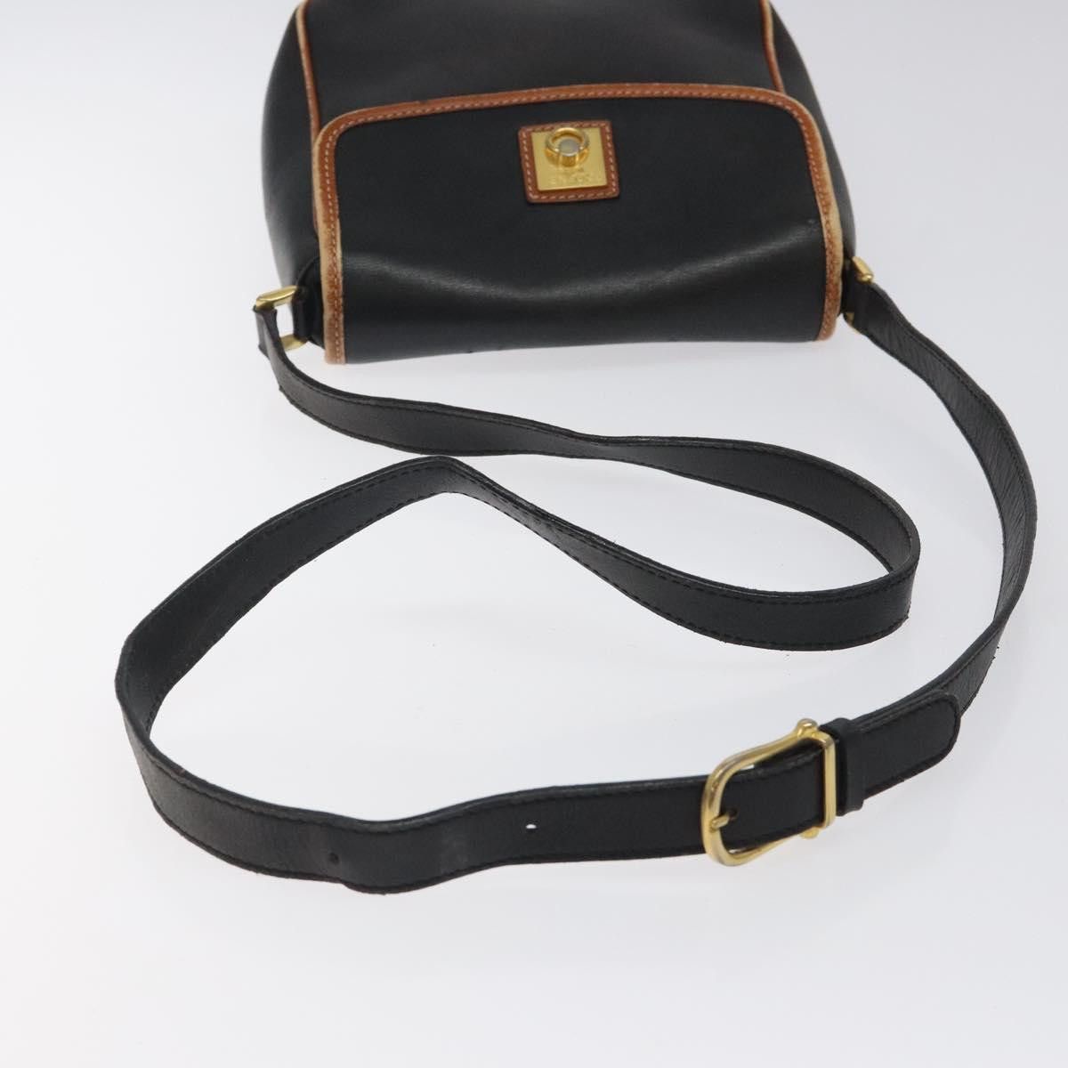 Celine CELINE Shoulder Bag Leather Black Gold Size ONE SIZE - 7 Thumbnail