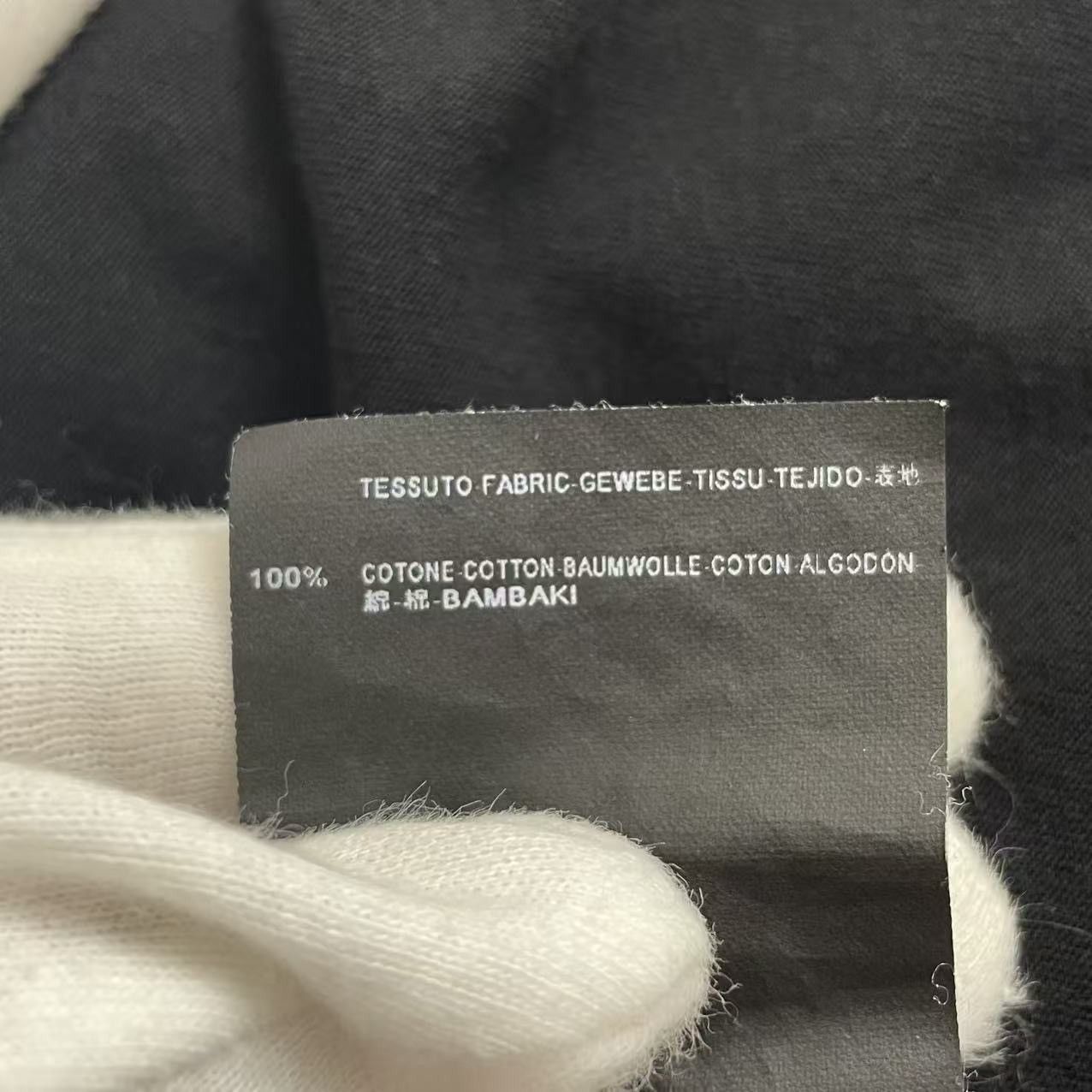 Saint Laurent Paris Saint Laurent SLP Black Logo Short Sleeve T-Shir K26WX Size US L / EU 52-54 / 3 - 7 Thumbnail