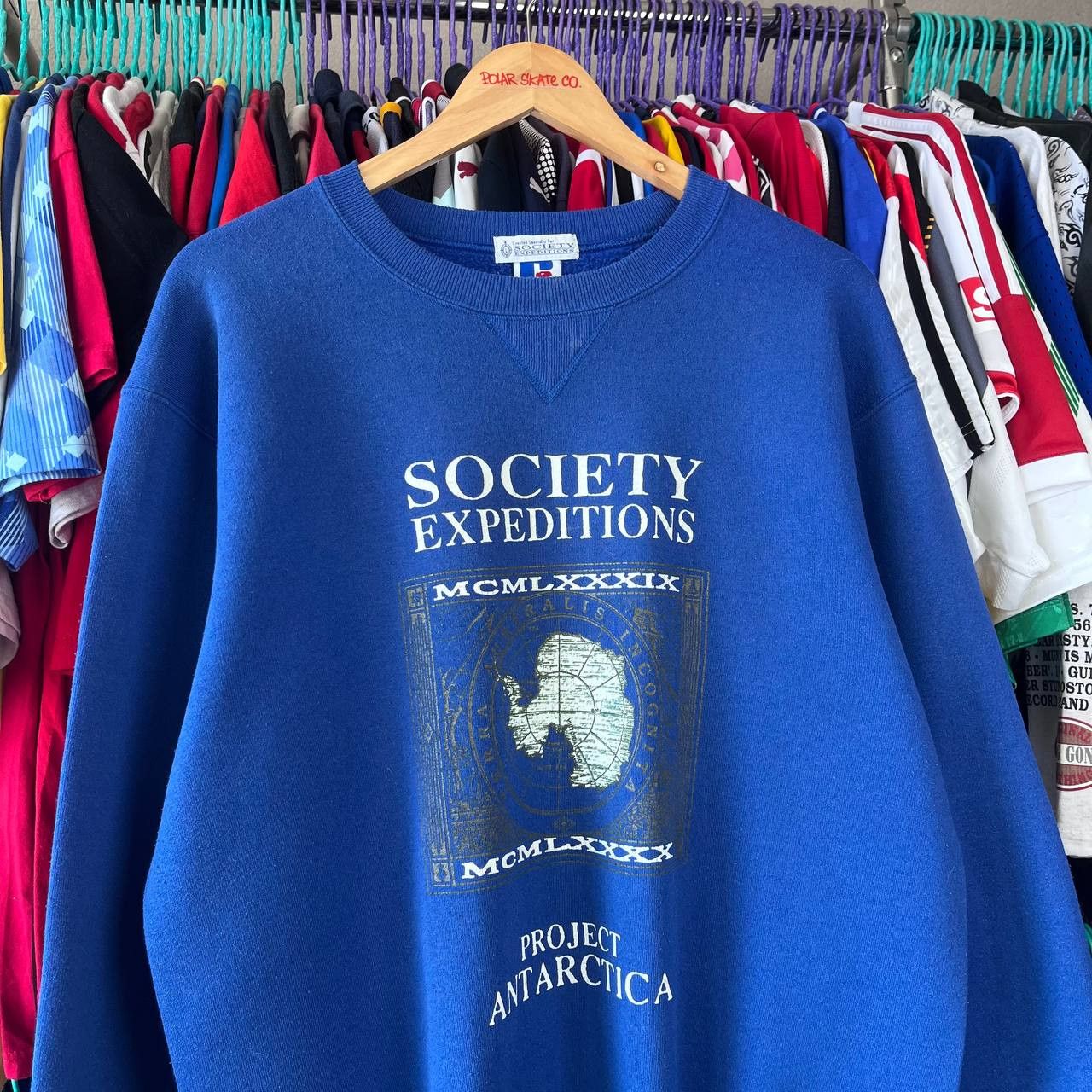 Russell Athletic Russell Athletic Society Expeditions Antarctica Sweatshirt Size US L / EU 52-54 / 3 - 2 Thumbnail