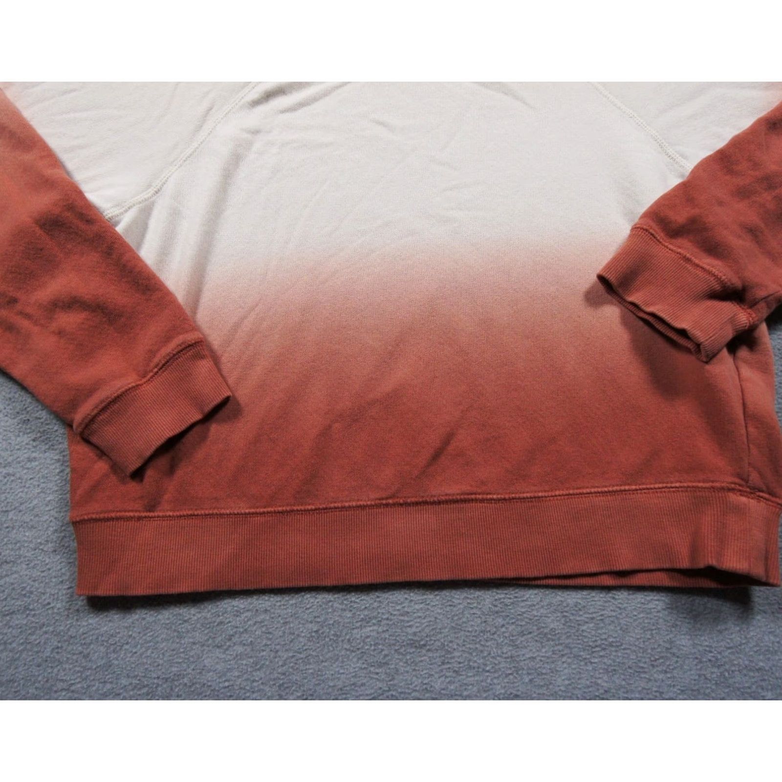 Marine Layer Marine Layer Sweatshirt Womens Small Orange Ombre Lightweight Crewneck Pullover Size S / US 4 / IT 40 - 2 Thumbnail