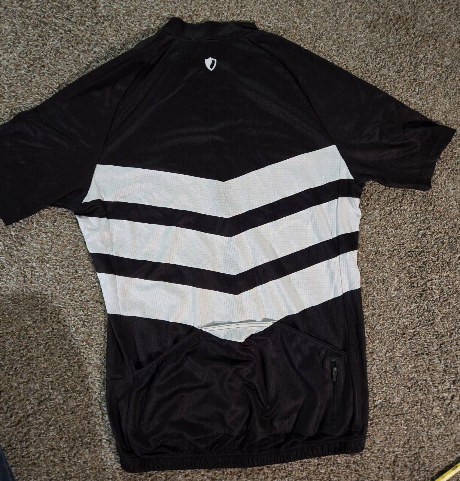 Designer Black And White Danny Shane Bicycle Jersey Size XL Size ONE SIZE - 8 Thumbnail