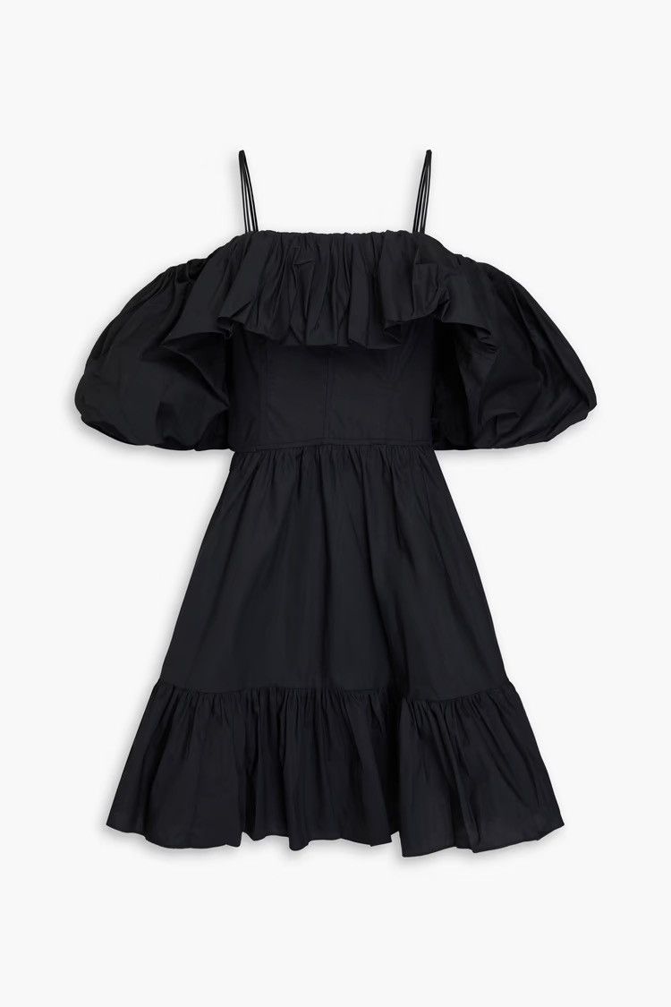 Ulla Johnson ULLA JOHNSON Lila cold-shoulder gathered cotton dress Size XS / US 0-2 / IT 36-38 - 2 Thumbnail