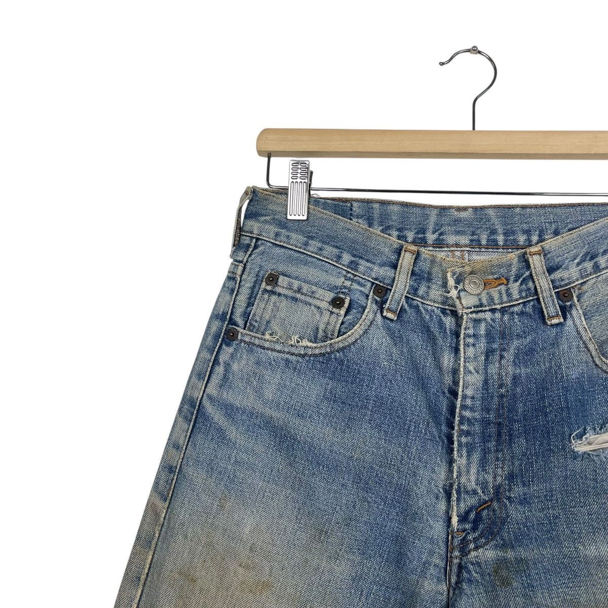 Levi's Vintage Levis Big E Made In Japan Trasher Button Fly Denim Size US 28 / EU 44 - 6 Thumbnail