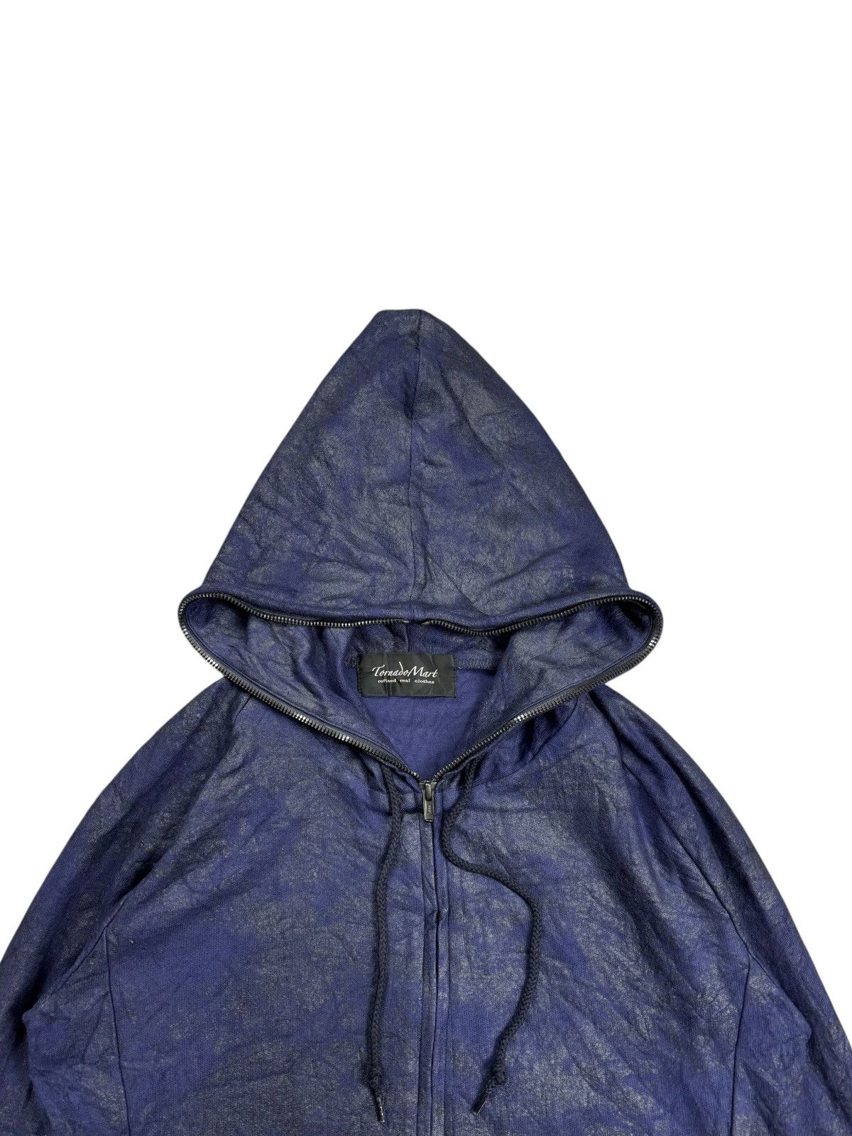 Tornado Mart 2000s Tornado Mart- GIMP Waxed Zip Hoodie Size US M / EU 48-50 / 2 - 4 Thumbnail