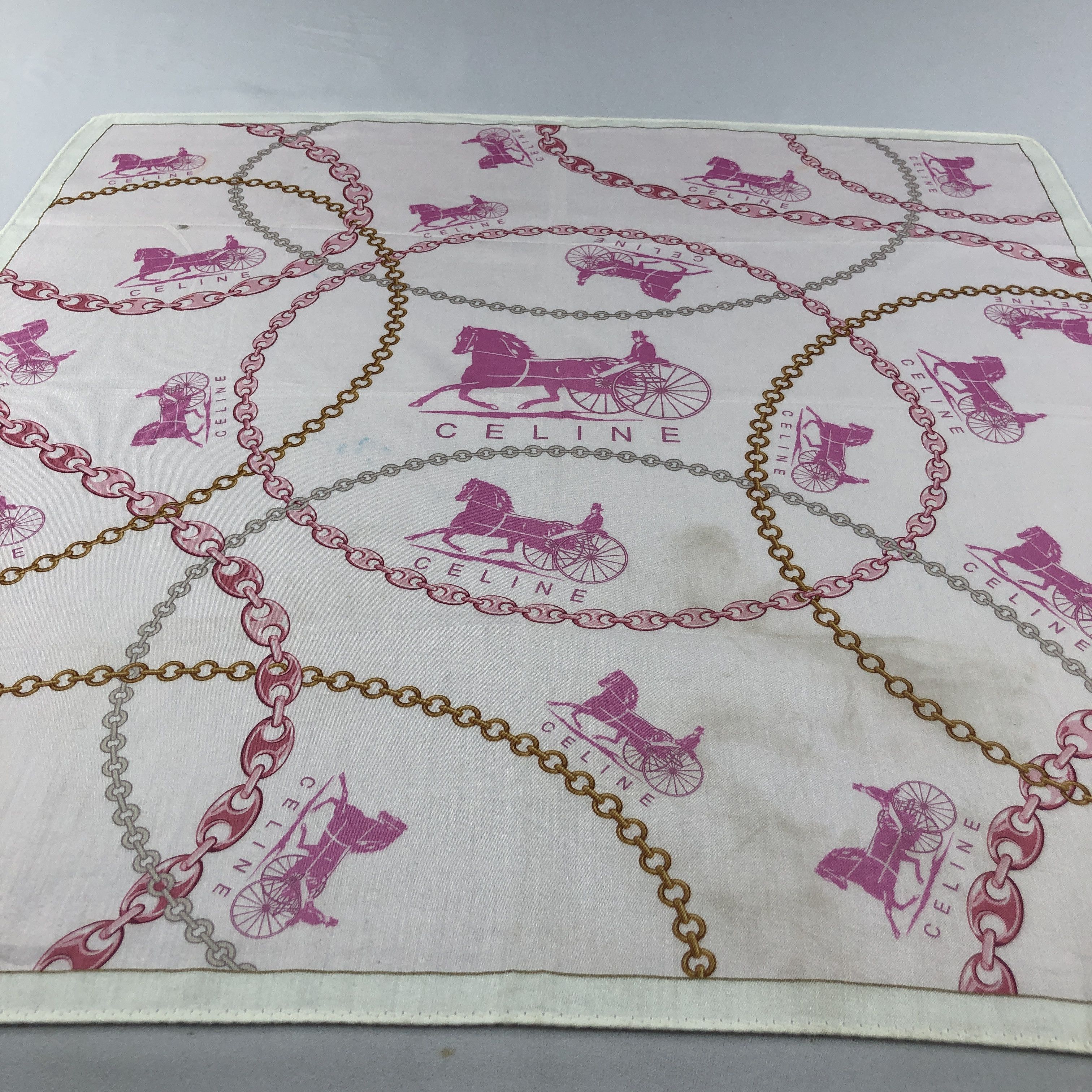 Celine Celine Handkerchief Neckerchief Bandana H3102 Size ONE SIZE - 4 Thumbnail