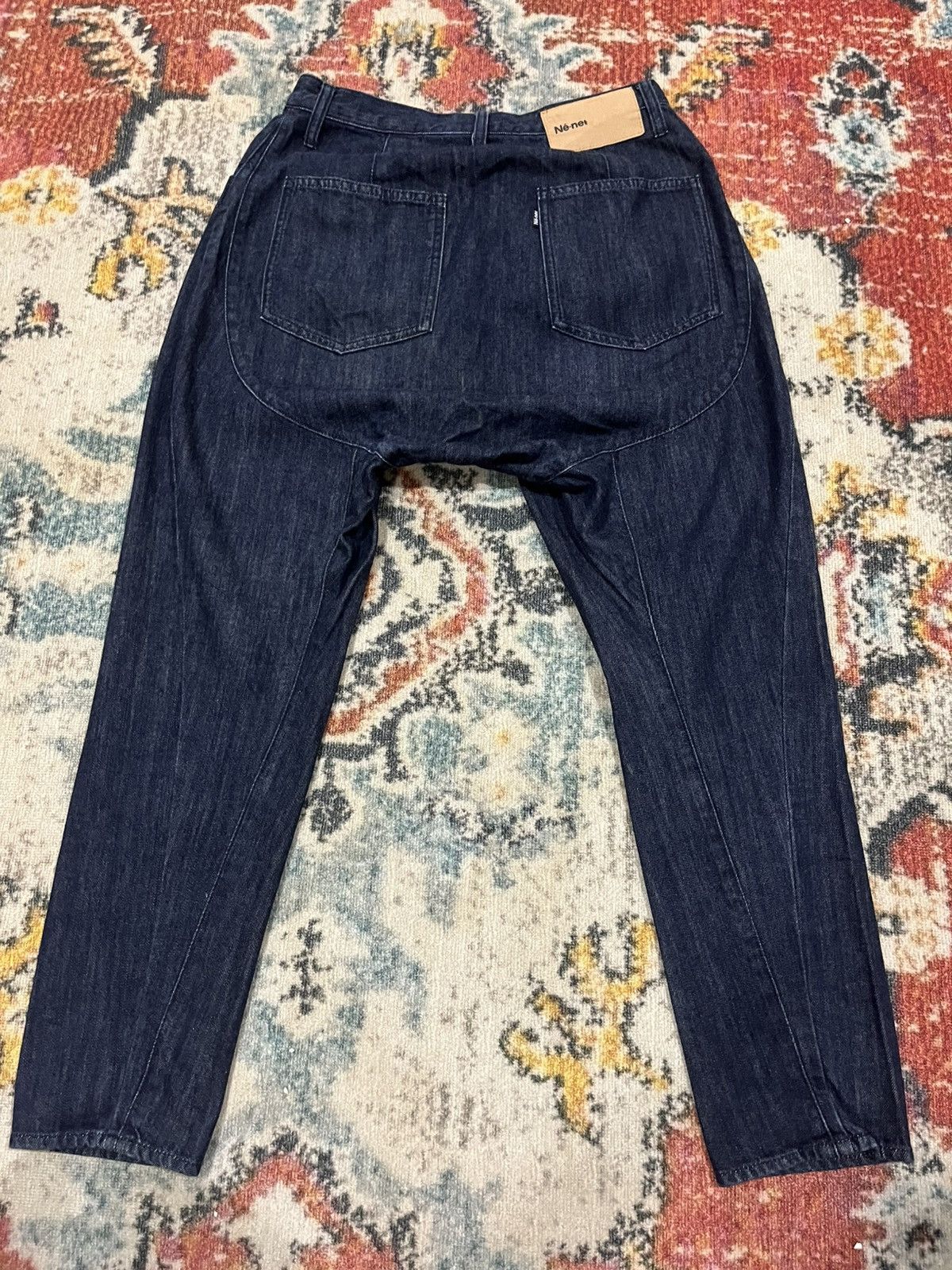 Issey Miyake × Japanese Brand × Ne-Net Denim crotch panta Size US 30 / EU 46 - 6 Thumbnail