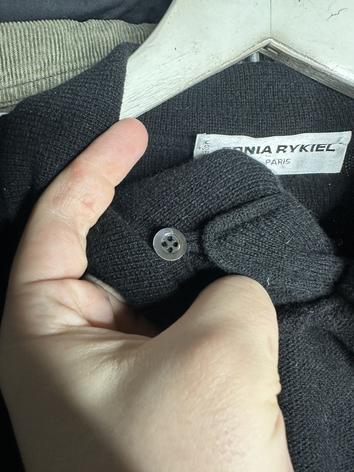 Sonia Rykiel Sonia Rykiel Paris Wool Knit Cardigan Top Asymmetric Bow Size L / US 10 / IT 46 - 5 Thumbnail