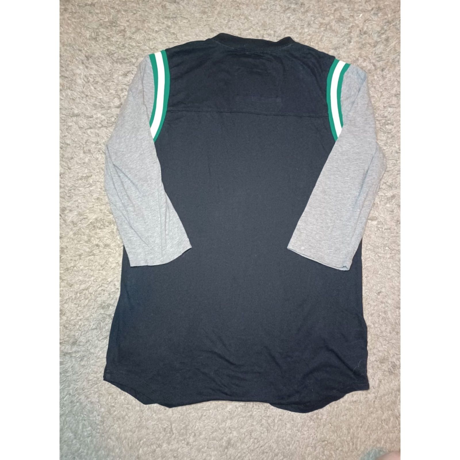 Mitchell & Ness Mitchell & Ness Shirt Mens S Black Throwback Eagles Adult Sleeve Henley Size US S / EU 44-46 / 1 - 6 Thumbnail