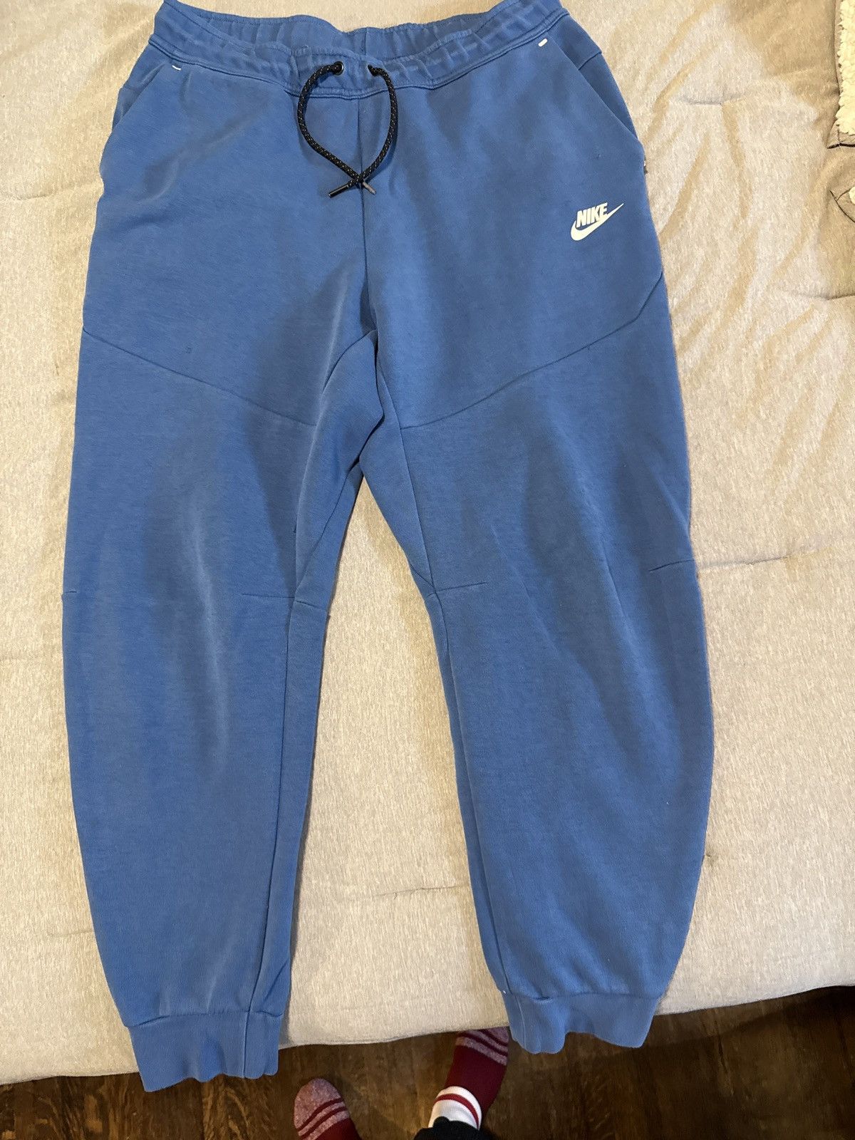 Nike Mens nike tech fleece size L blue Size US 40 / EU 56 - 1 Thumbnail