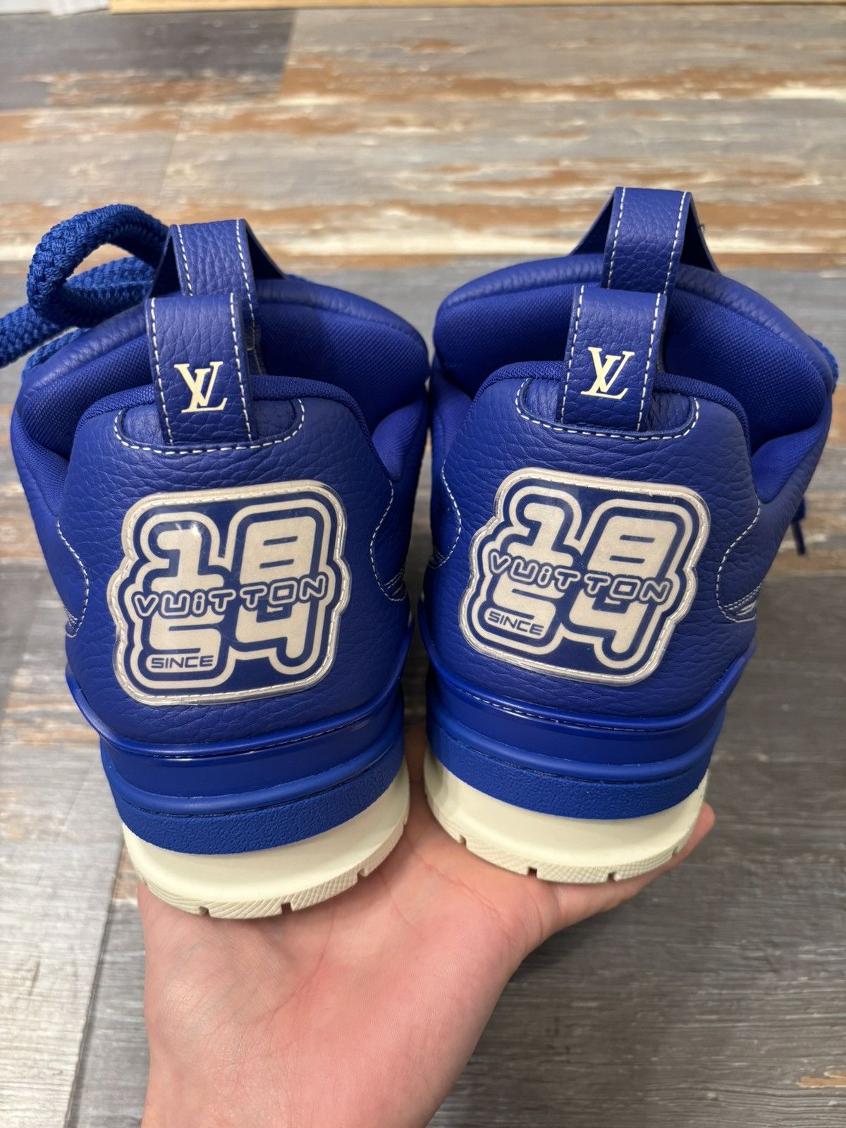 Louis Vuitton Louis Vuitton LV Skate Sneaker Blue Size 13 Size US 13 / EU 46 - 6 Thumbnail