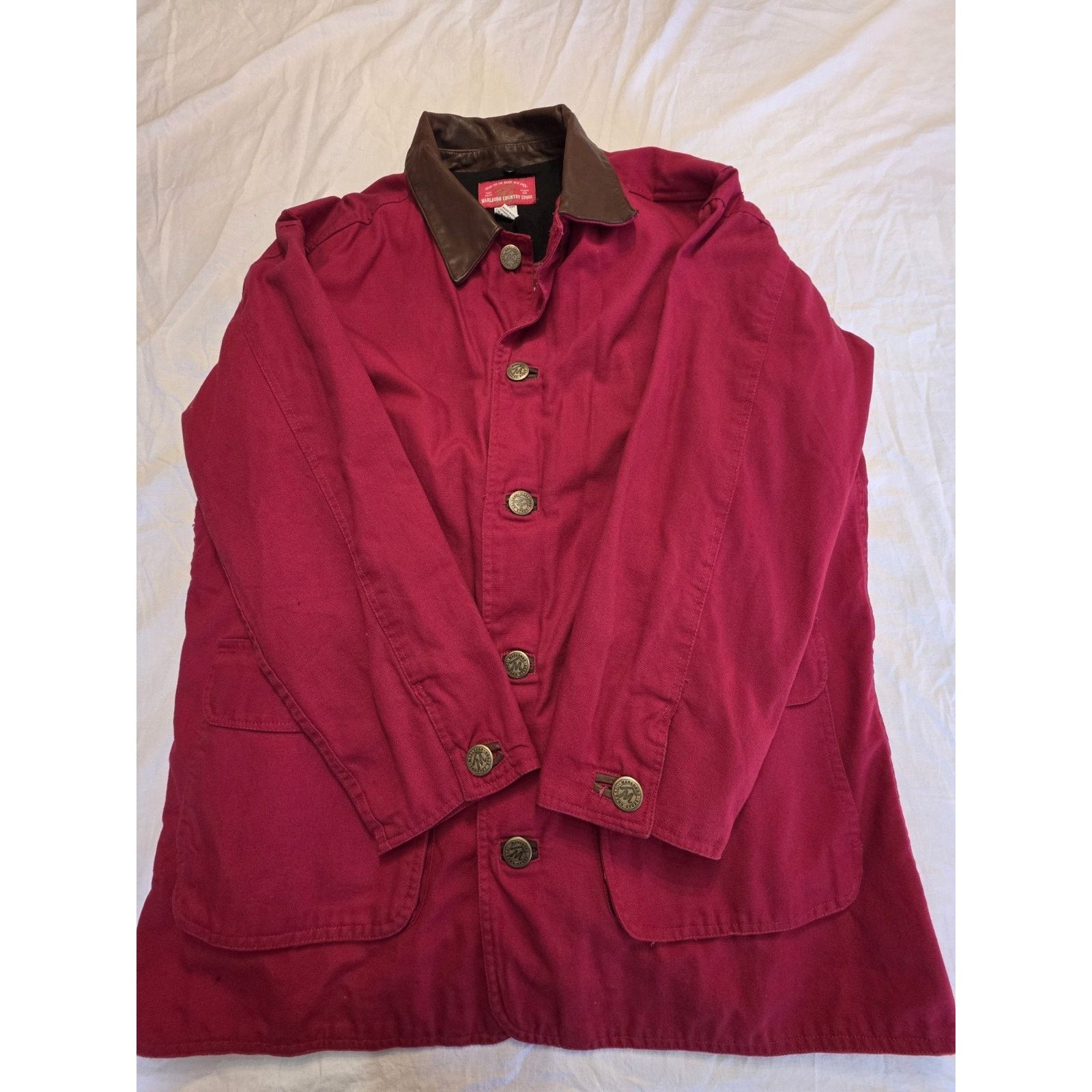 Marlboro Country Store Vintage Red Barn Style Jacket