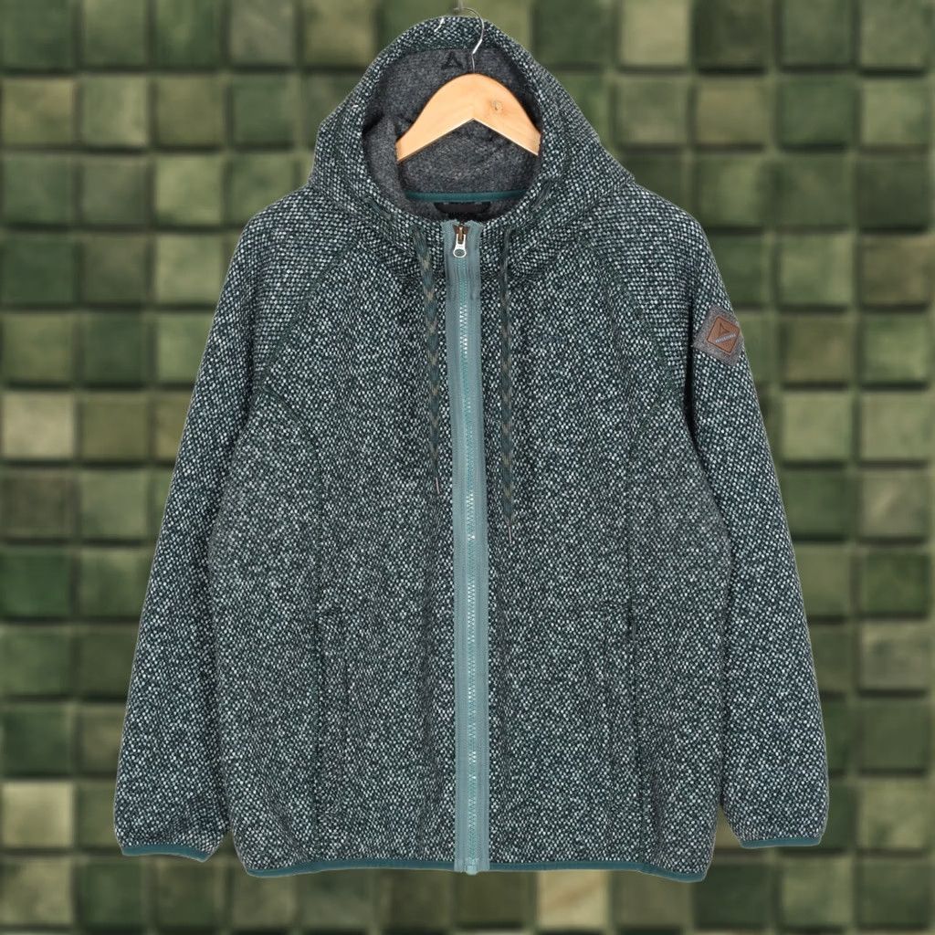 Vintage SCHOFFEL Fleece Hoody Aberdeen 2 Jacket Women XL EU 46 UK 20 MJ6281 Green Logo Zip Hooded All Seasons Casual Travel Modern Size 3XL / US 20-22 - 1 Thumbnail