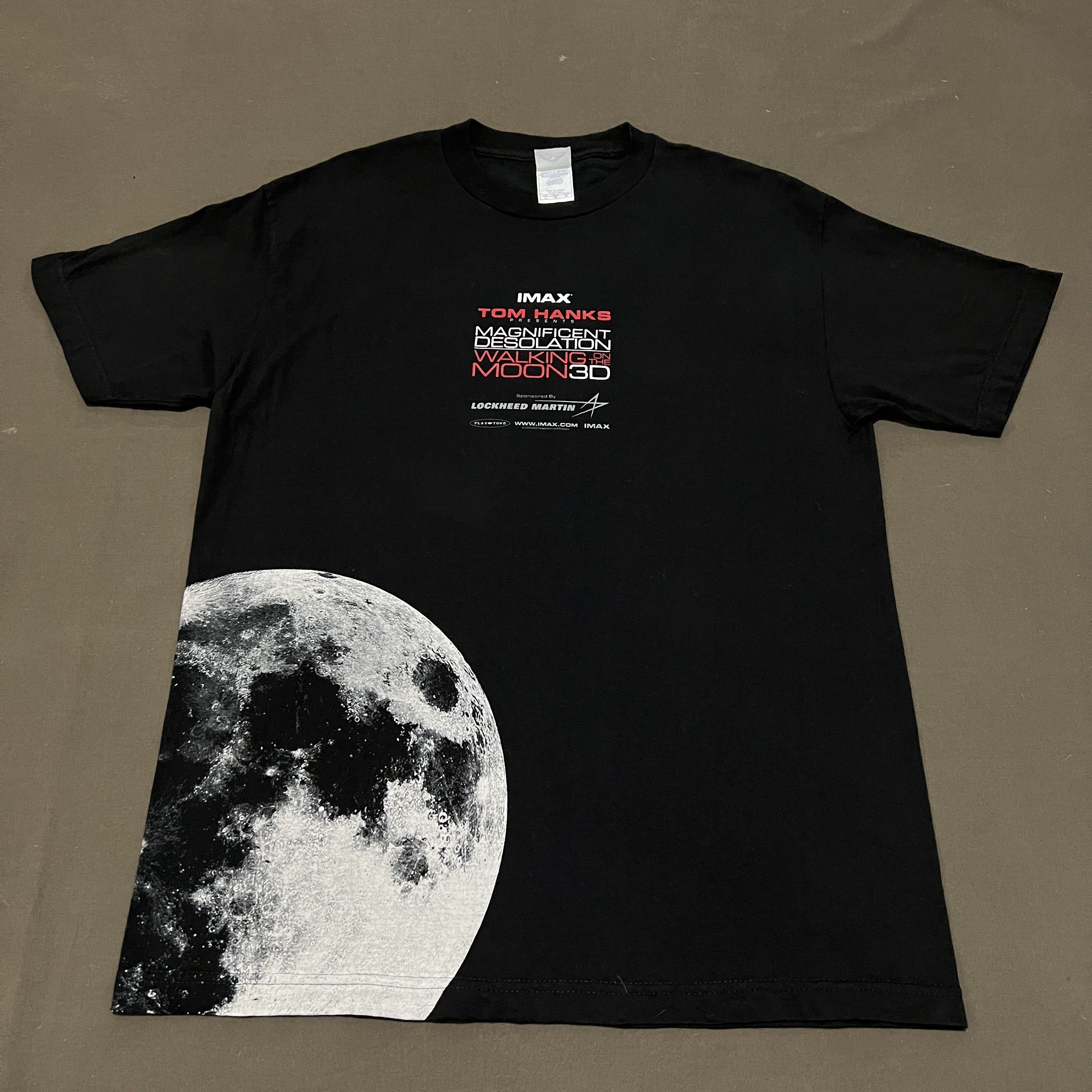 Vintage Vintage Tom Hanks Magnificent Desolation Walking on the Moon Size US L / EU 52-54 / 3 - 2 Thumbnail