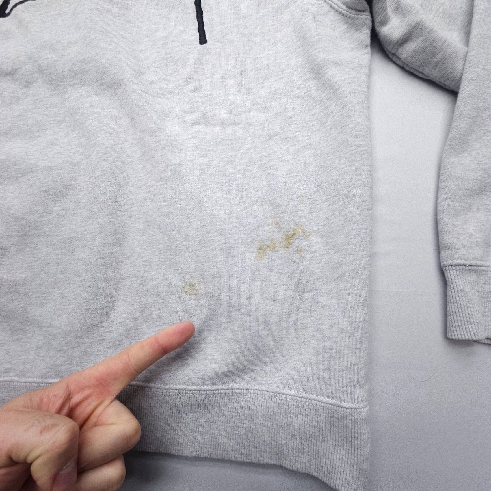 ASH Stussy Hoodie Ash Heather Mens L Street Skate Pullover Size US L / EU 52-54 / 3 - 4 Thumbnail