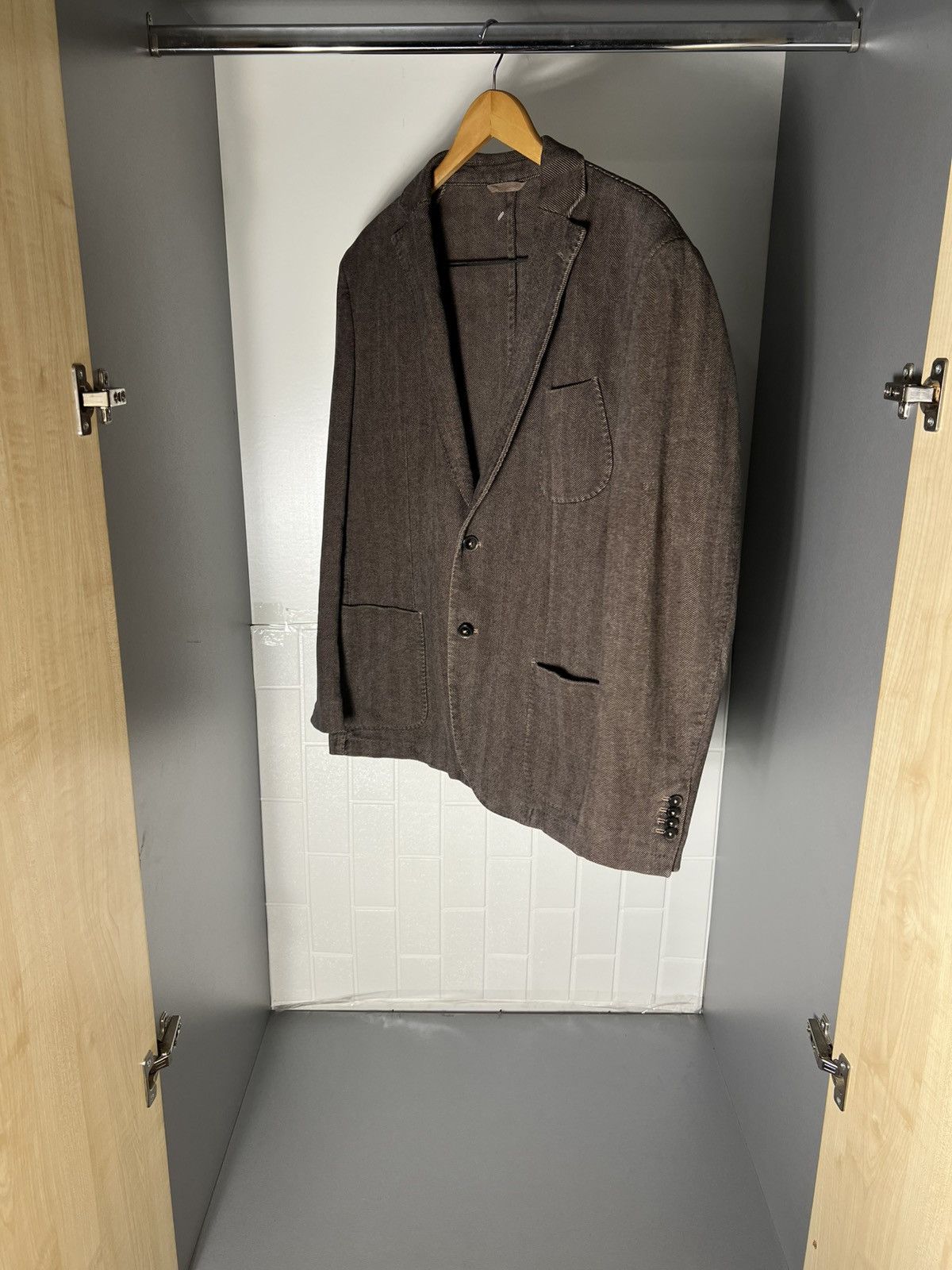 L.B.M. 1911 VINTAGE L.B.M 1911 LIMITED EDITION WOOL COAT SUIT DESIGNER Size 54R - 8 Thumbnail