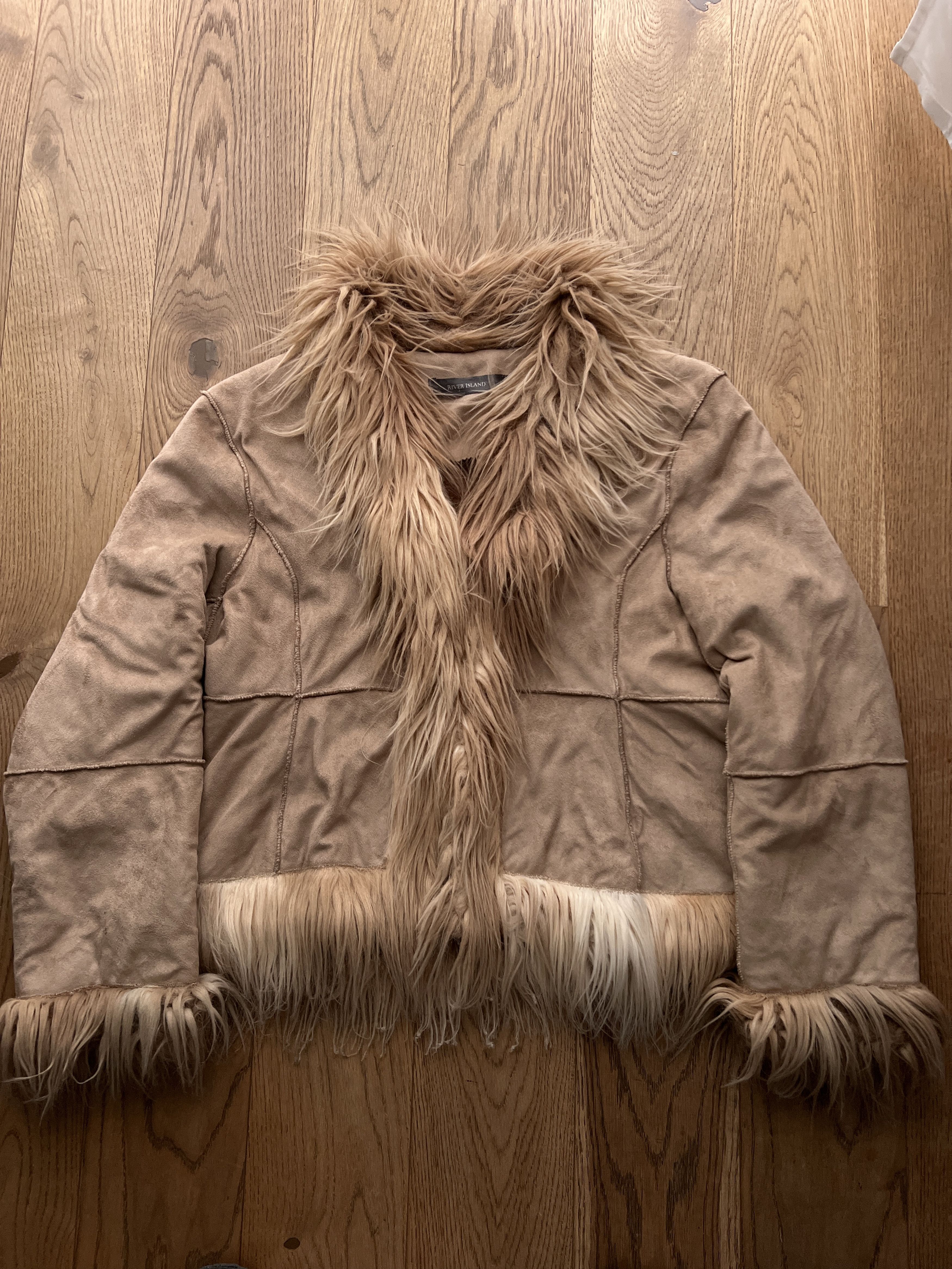 Hysteric Glamour Avant garde Balenciaga style shearling coat faux fur jacket Size L / US 10 / IT 46 - 2 Thumbnail