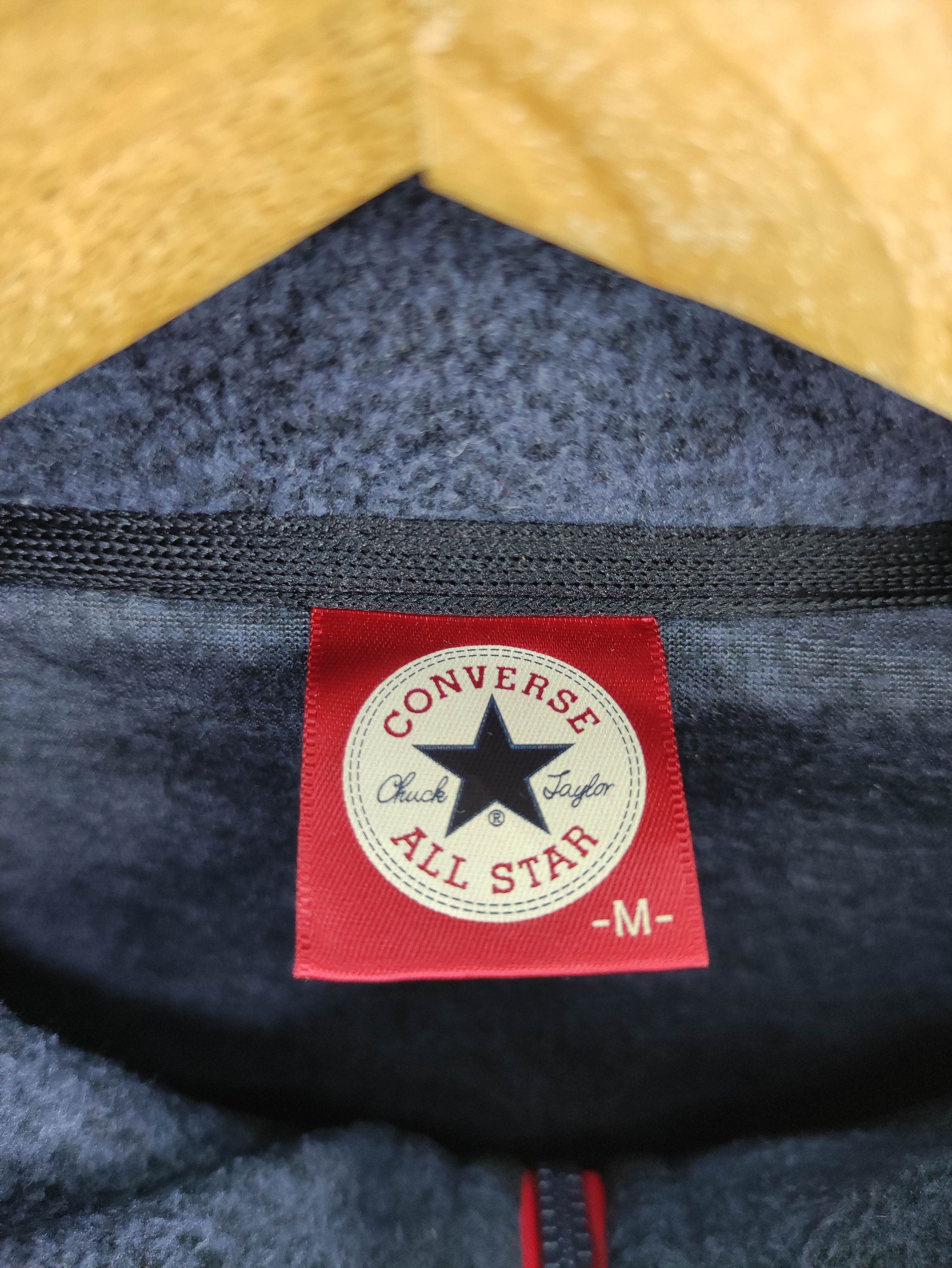Converse Vintage Converse Fleece Jacket Sweater Zipper Size US M / EU 48-50 / 2 - 3 Thumbnail