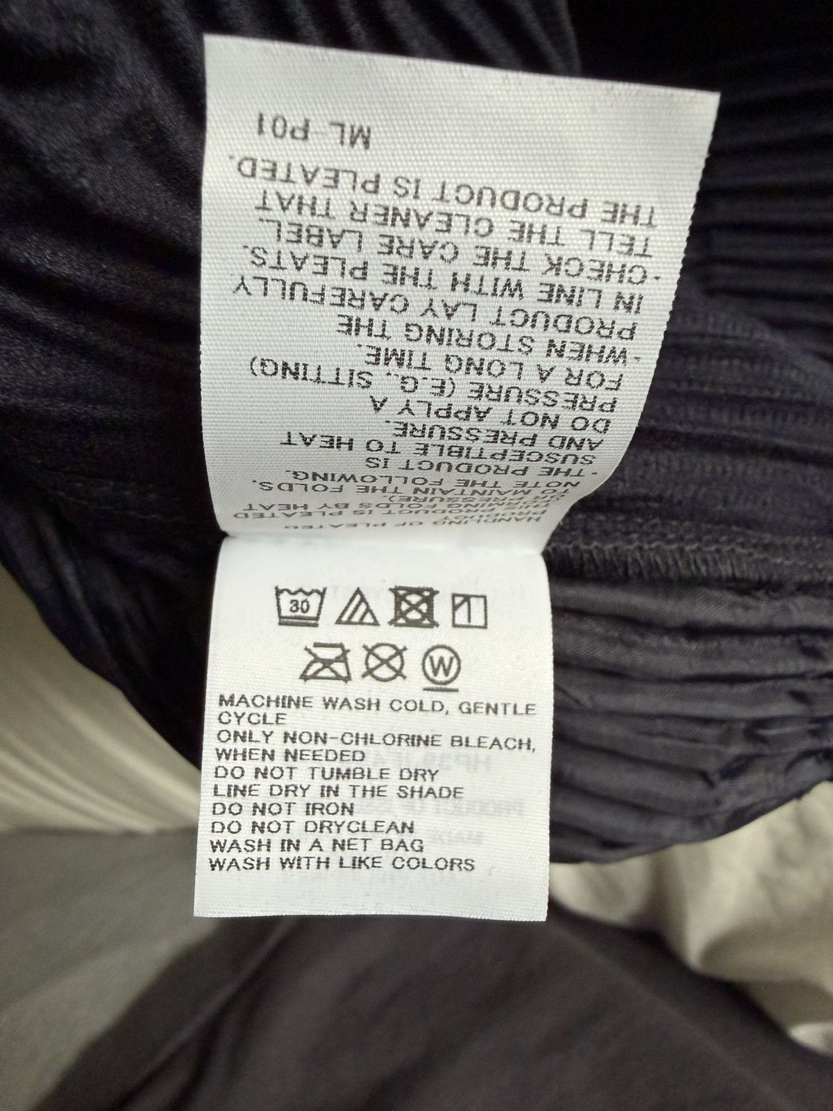Homme Plisse Issey Miyake Homme Plisse Navy Basics Pants Size 2 Size US 30 / EU 46 - 6 Thumbnail