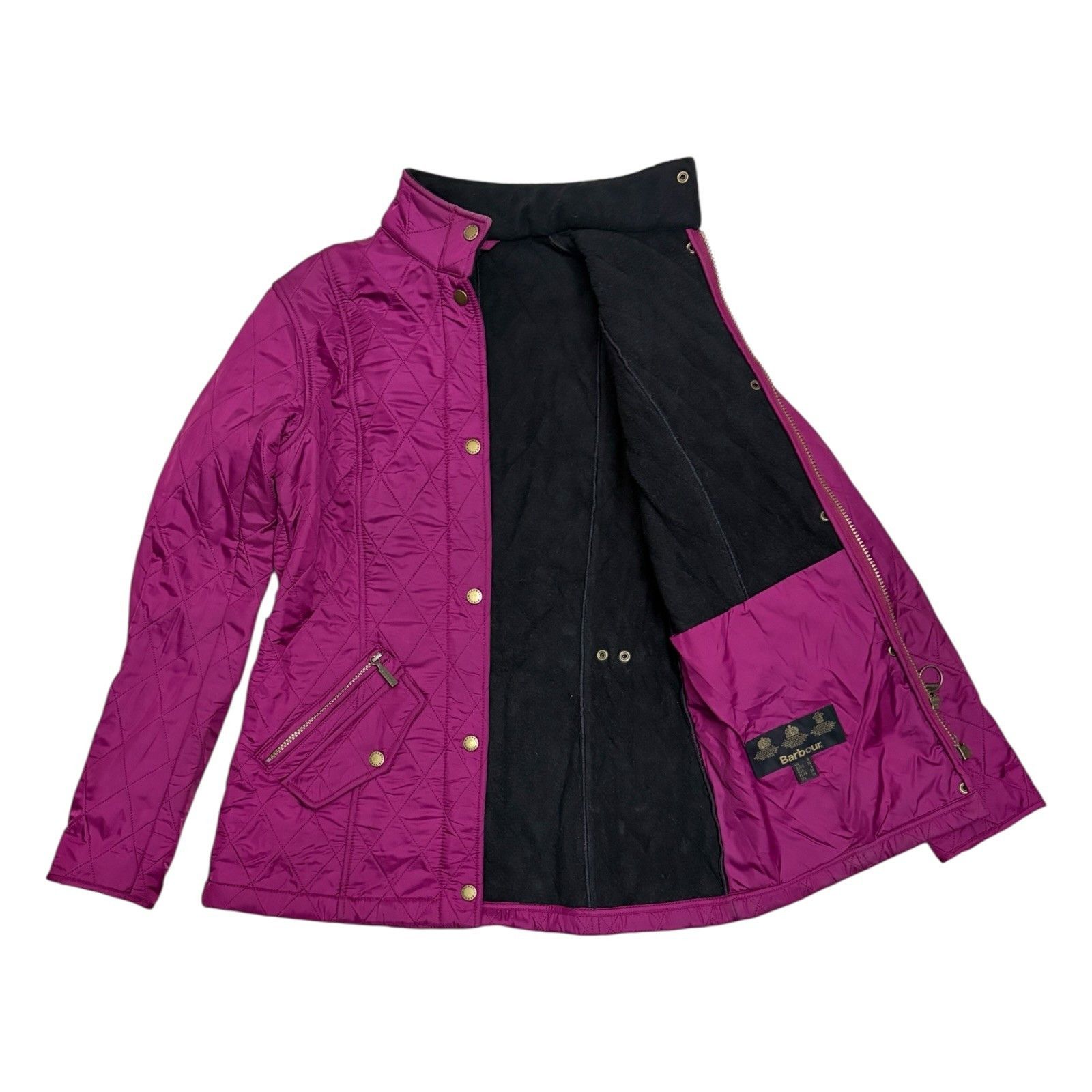 Barbour BARBOUR Kensington Quilt Fleece-Lined Winter Jacket 4 Size S / US 4 / IT 40 - 5 Thumbnail
