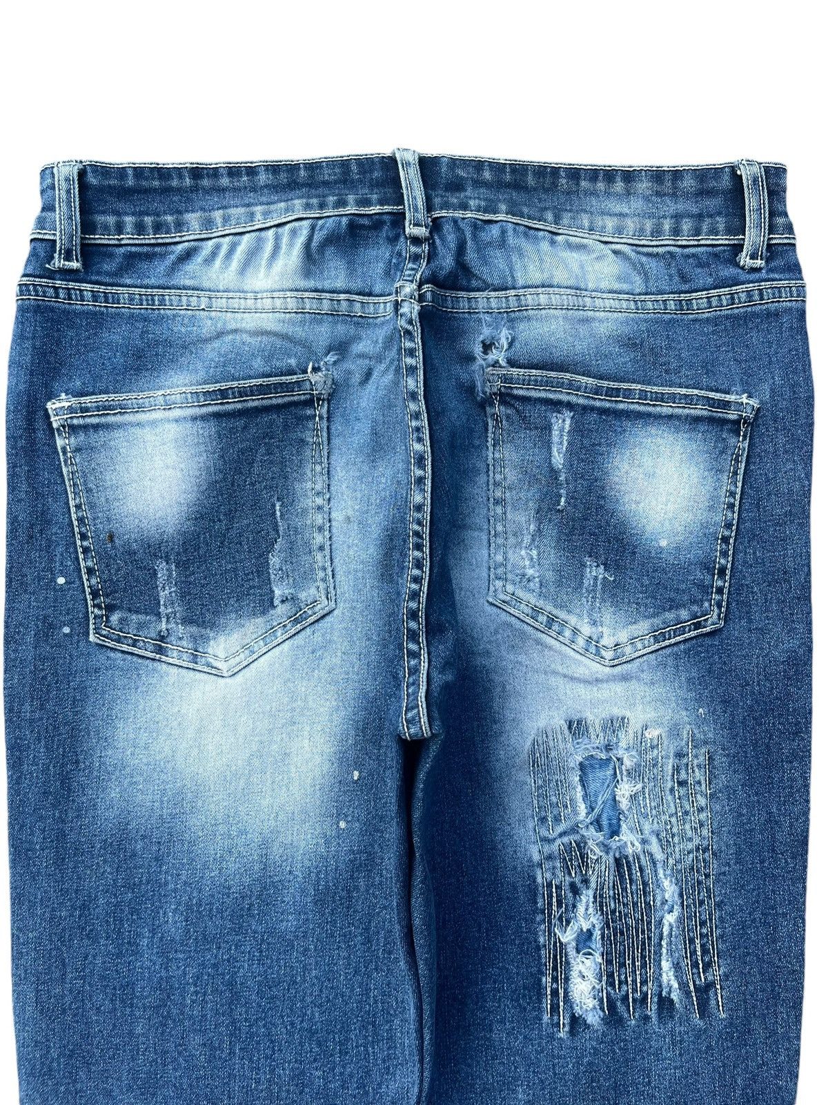 Japanese Brand Vintage Japanese Brand Barracuda Distressed Skinny Jeans Size US 29 - 4 Thumbnail