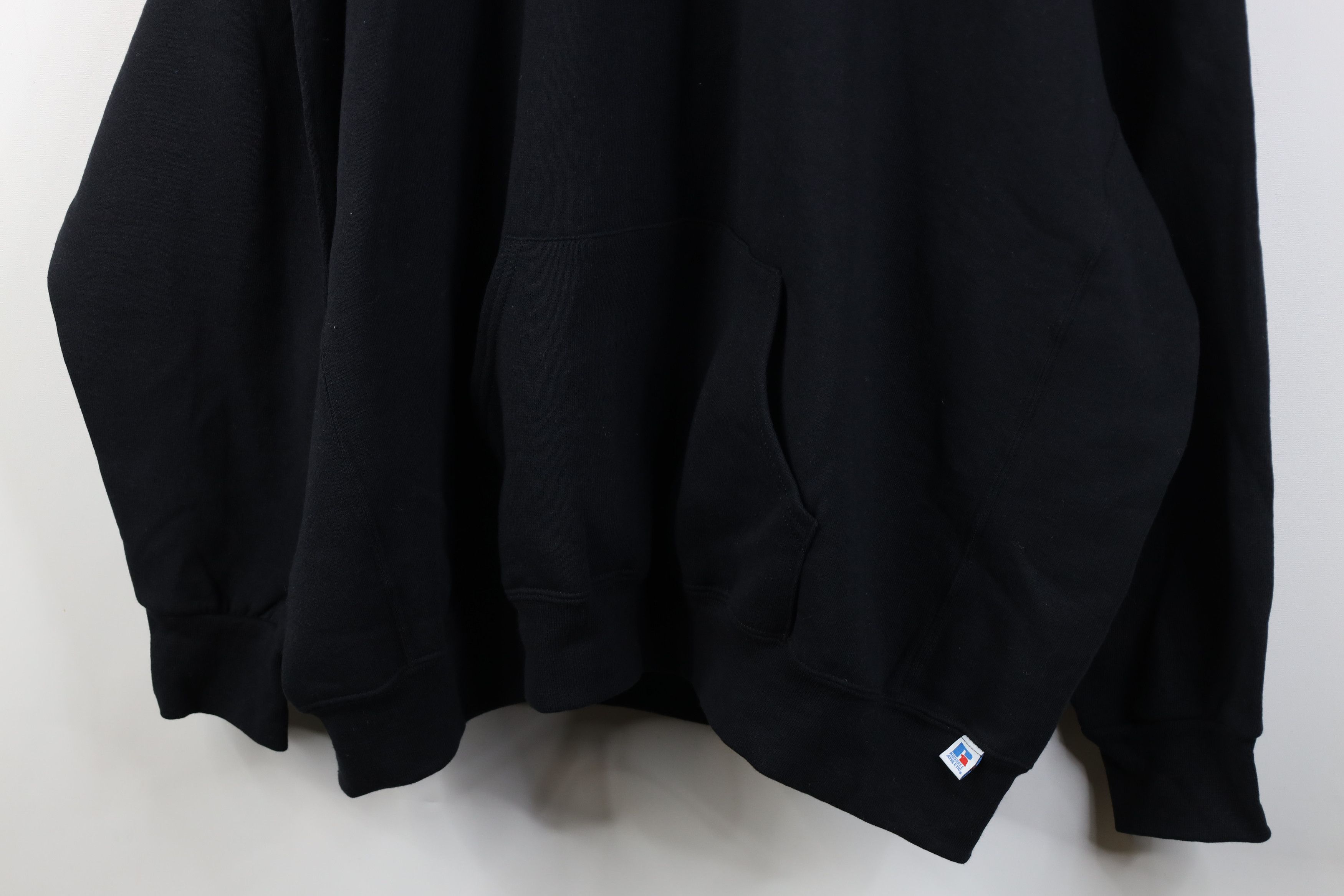 Russell Athletic Vintage 90s Y2K Russell Athletic Hoodie Sweatshirt Black Size US XXL / EU 58 / 5 - 3 Thumbnail