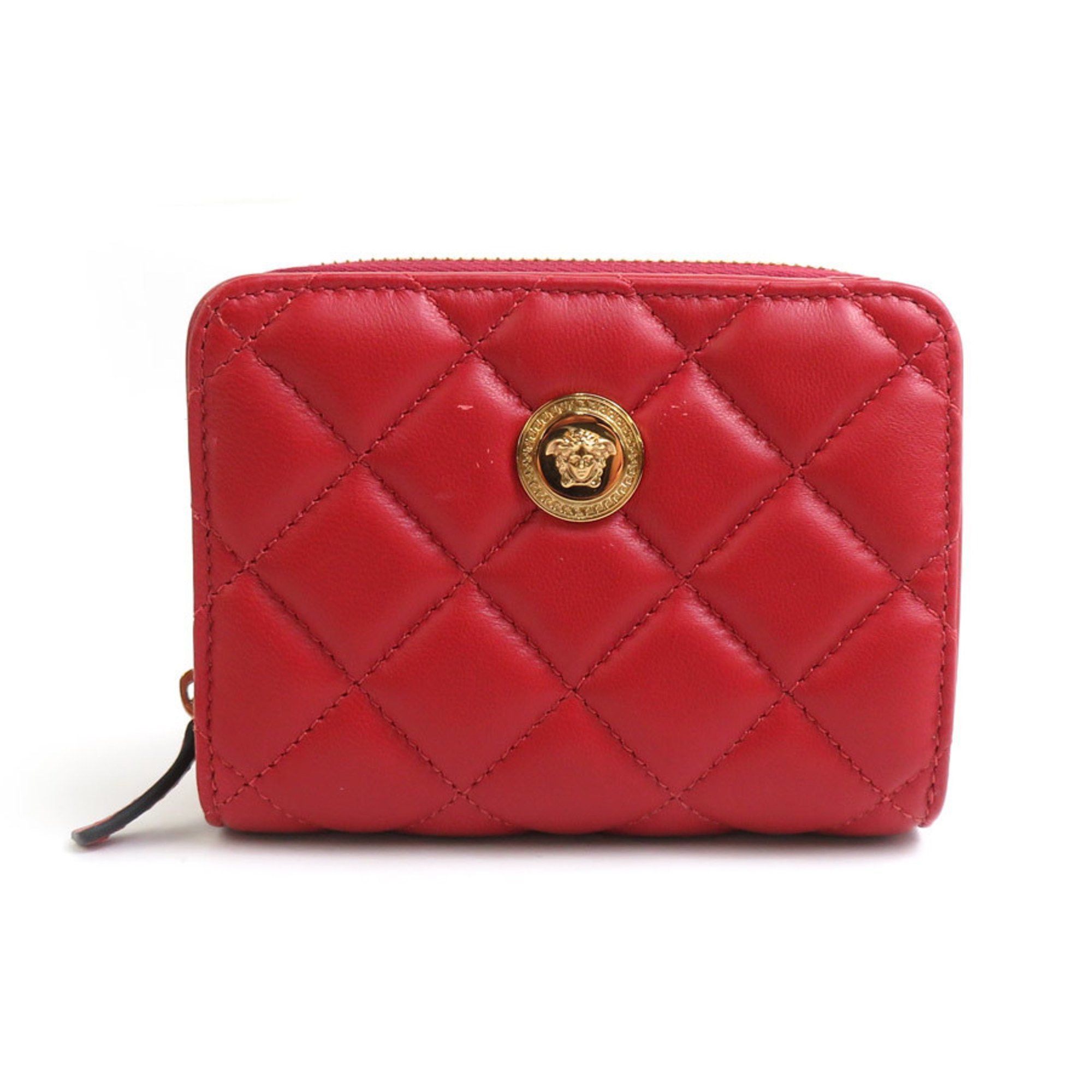 Versace Versace Bi-fold wallet Medusa leather red ladies h30651a Size ONE SIZE - 1 Thumbnail
