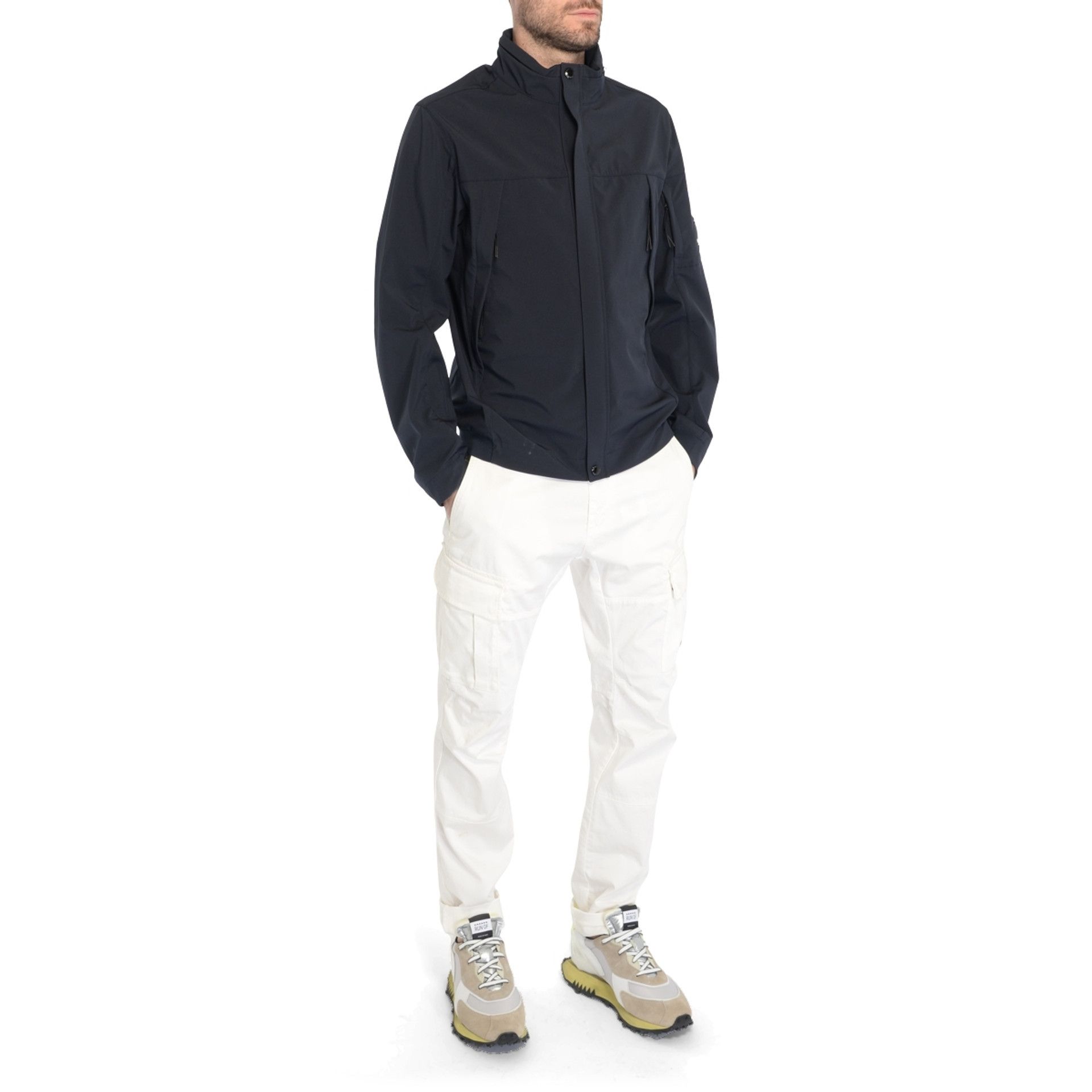 C.P. Company o1y1224 Logo Jacket in Midnight Blue Size US S / EU 44-46 / 1 - 2 Thumbnail