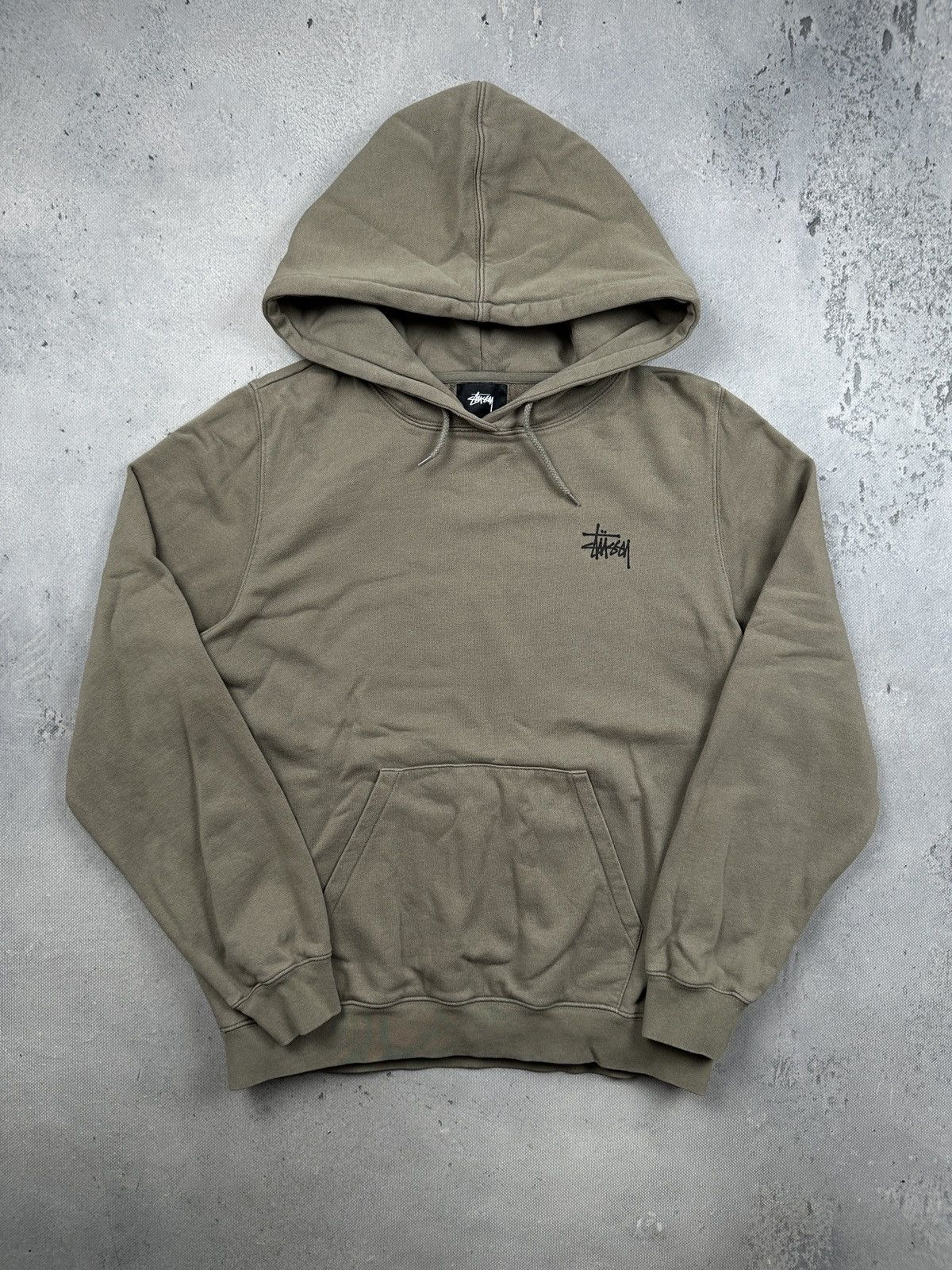 Stussy Stussy Classic Logo Hoodie Beige Streetwear Essential Y2K Size US S / EU 44-46 / 1 - 2 Thumbnail