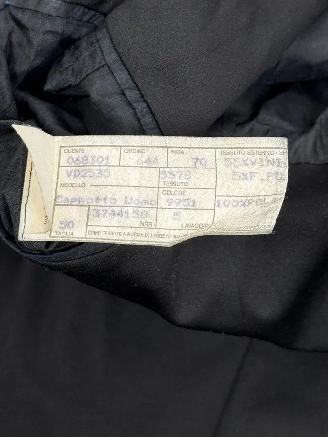 Emporio Armani 1990s Emporio Armani Black Long Classy Leather Jacket Size US M / EU 48-50 / 2 - 12 Thumbnail