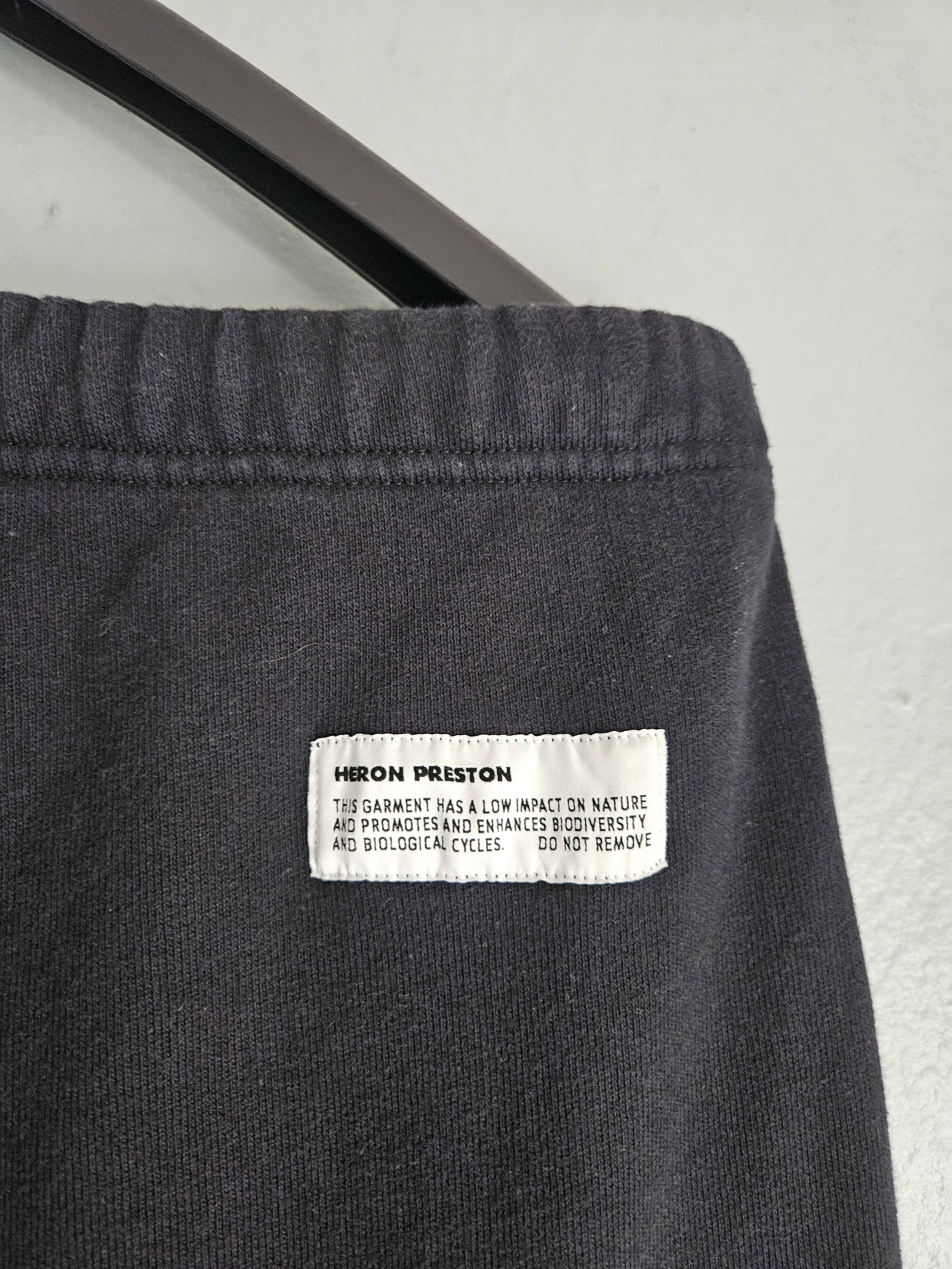 Heron Preston Abstract Print Logo Black Sweatpants Size US 32 / EU 48 - 6 Thumbnail