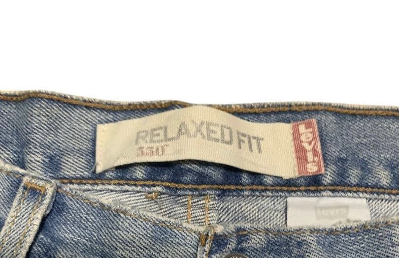 Levi's Vintage Levis 550 Relaxed Fit Faded Blue Jeans Size US 35 - 7 Thumbnail
