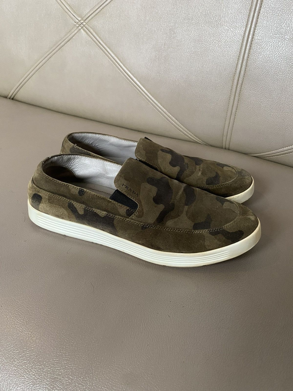 Prada Prada slip on camo suede Size US 9 / EU 42 - 1 Thumbnail
