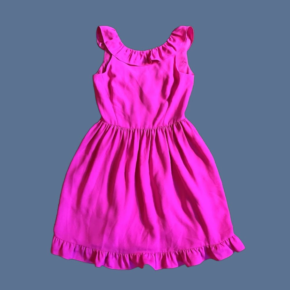 Vintage kate spade new york Dress Mini Ruffle Back Women’s 0 Pink Sleeveless Round Neck Pullover Party/Cocktail Short Vintage No Women Size XS / US 0-2 / IT 36-38 - 1 Thumbnail