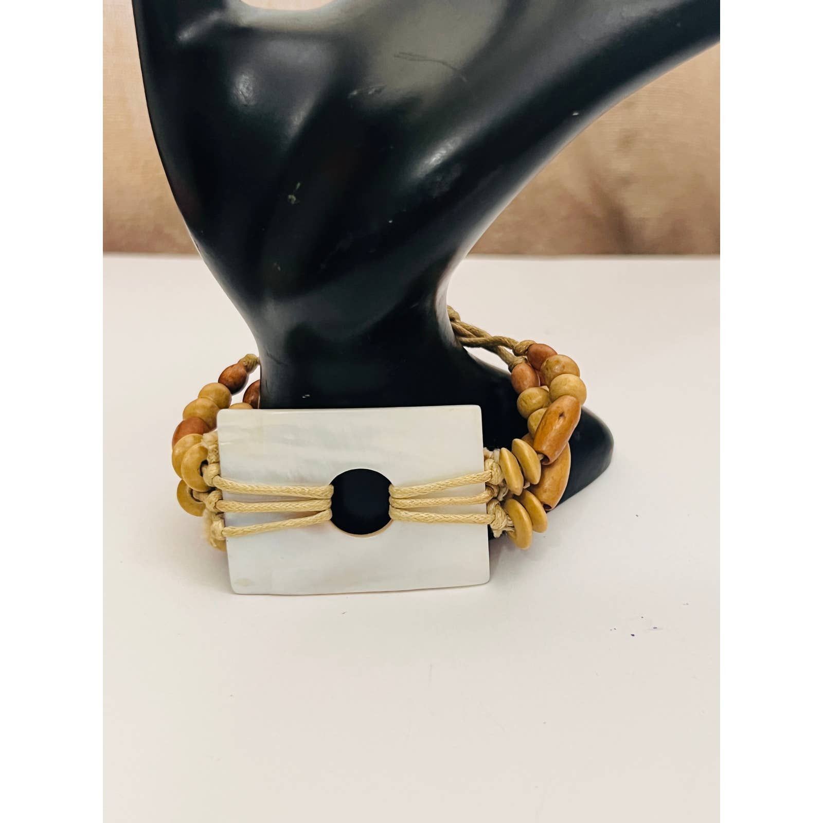 Other Abalone pine seed bracelet adjustable 7" 11" Size ONE SIZE - 1 Thumbnail