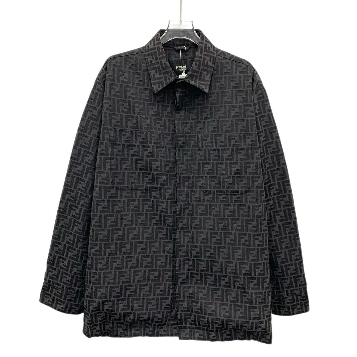 Fendi Fendi All-over FF Logo Printed Long Sleeve Shirt K26WX Size US XL / EU 56 / 4 - 1 Thumbnail