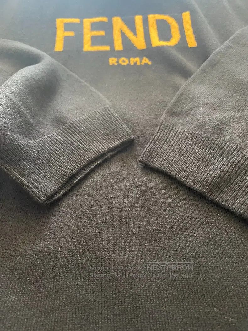 Fendi Fendi Pure Cashmere Sweater Size US L / EU 52-54 / 3 - 6 Thumbnail